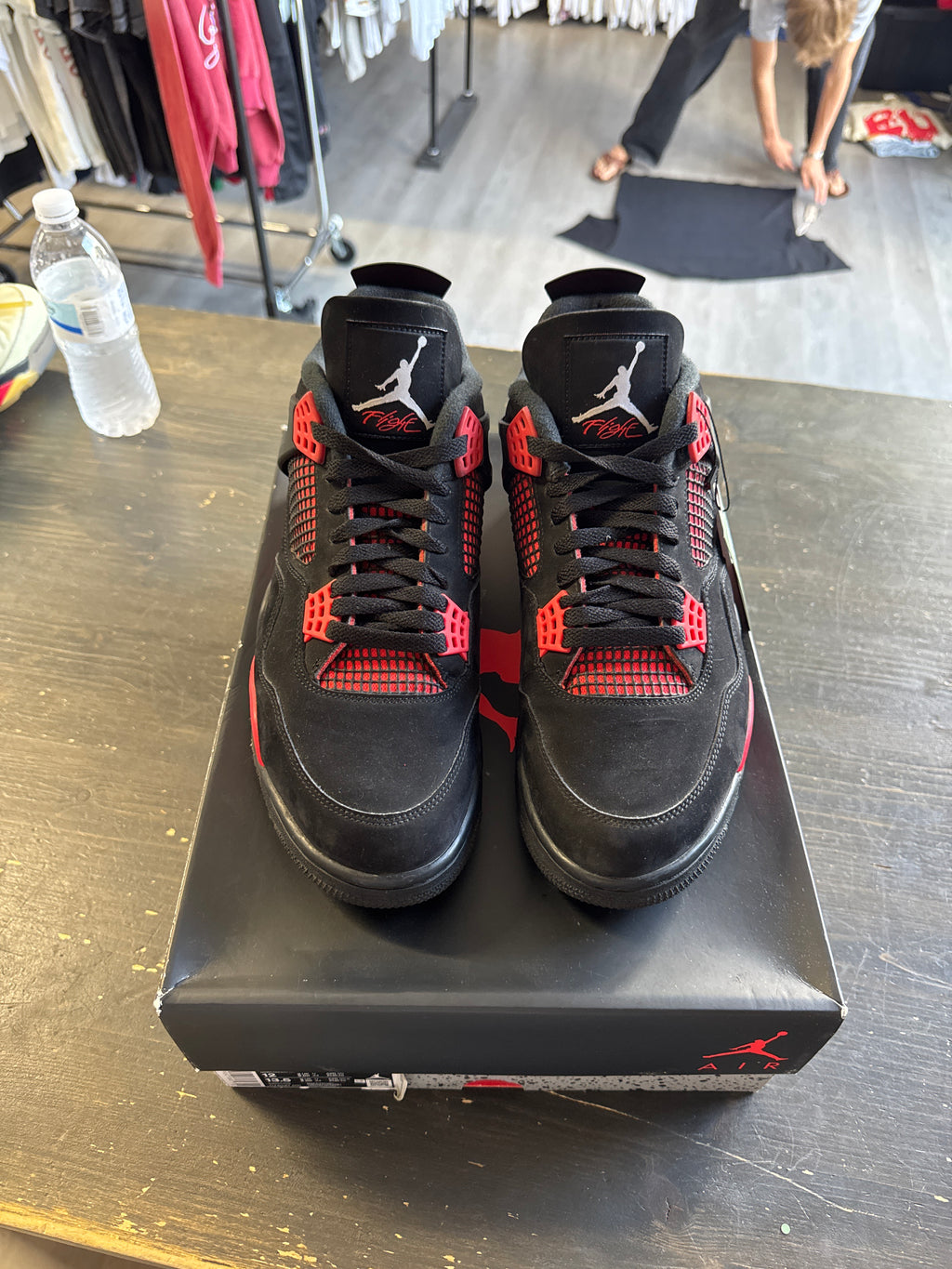 Pre-owned Jordan Retro 4 Red Thunder