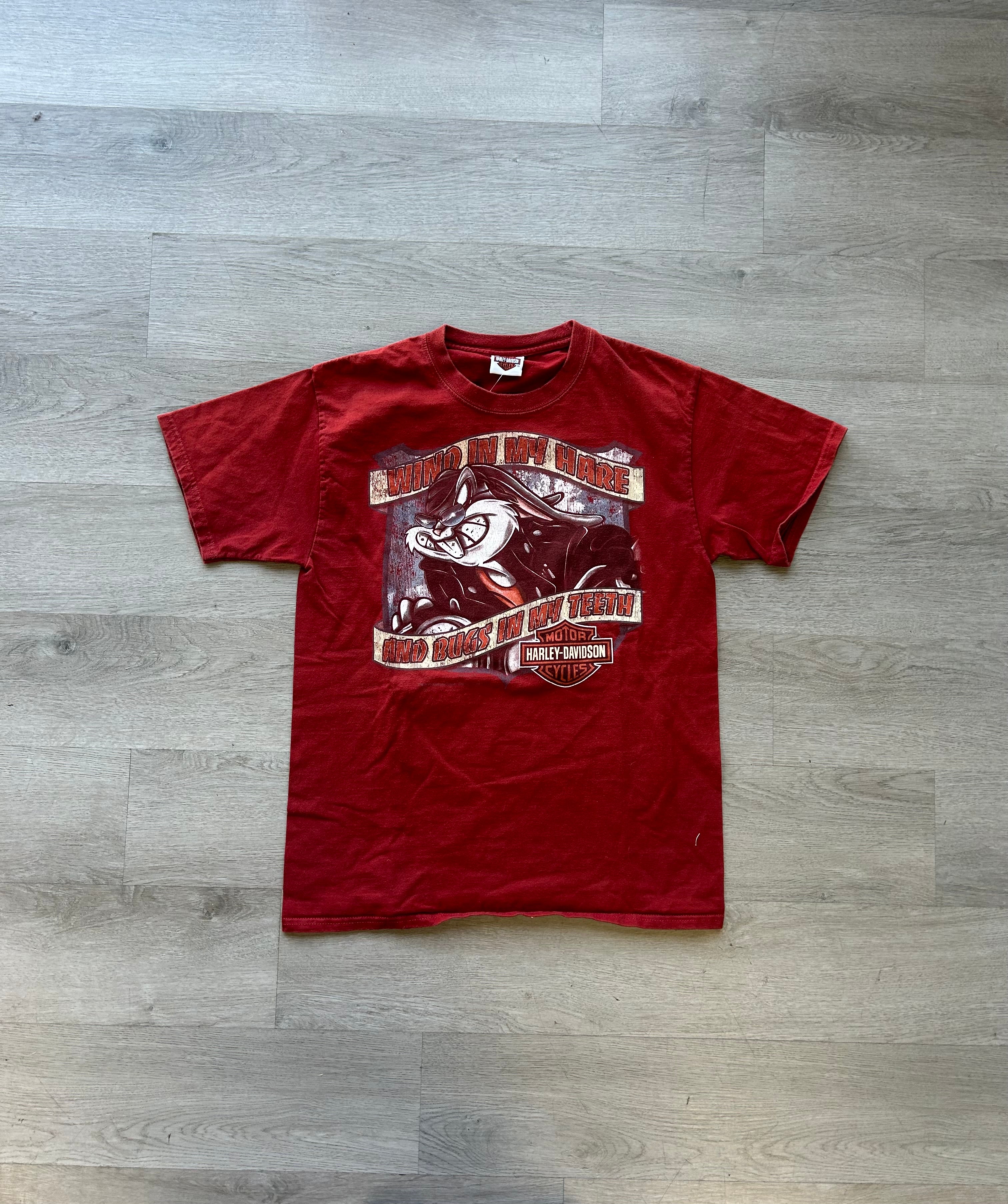 Wind in My Hare Looney Tunes Harley Davidson Tee