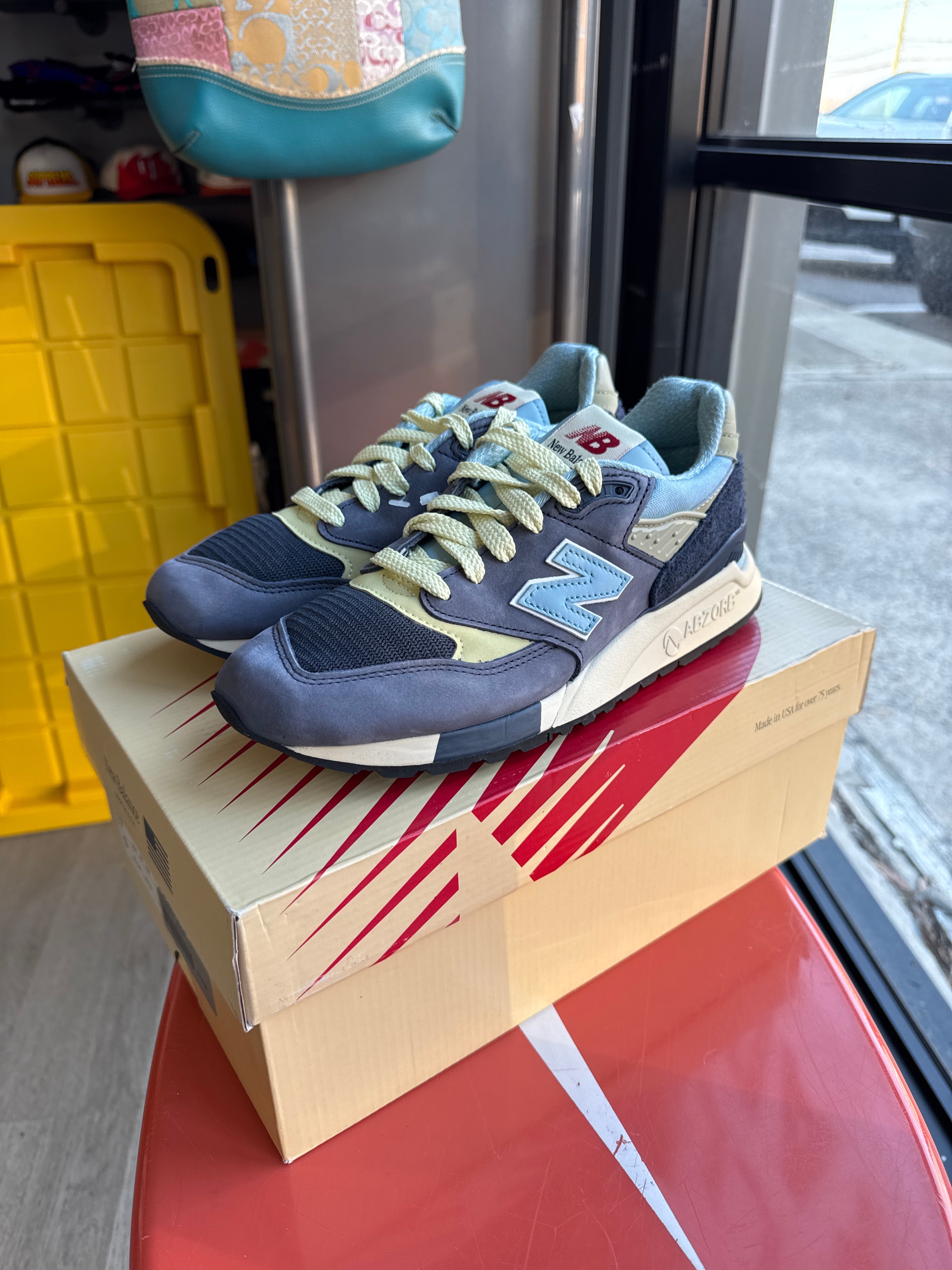New Balance 998 MiUSA Navy Chrome Blue