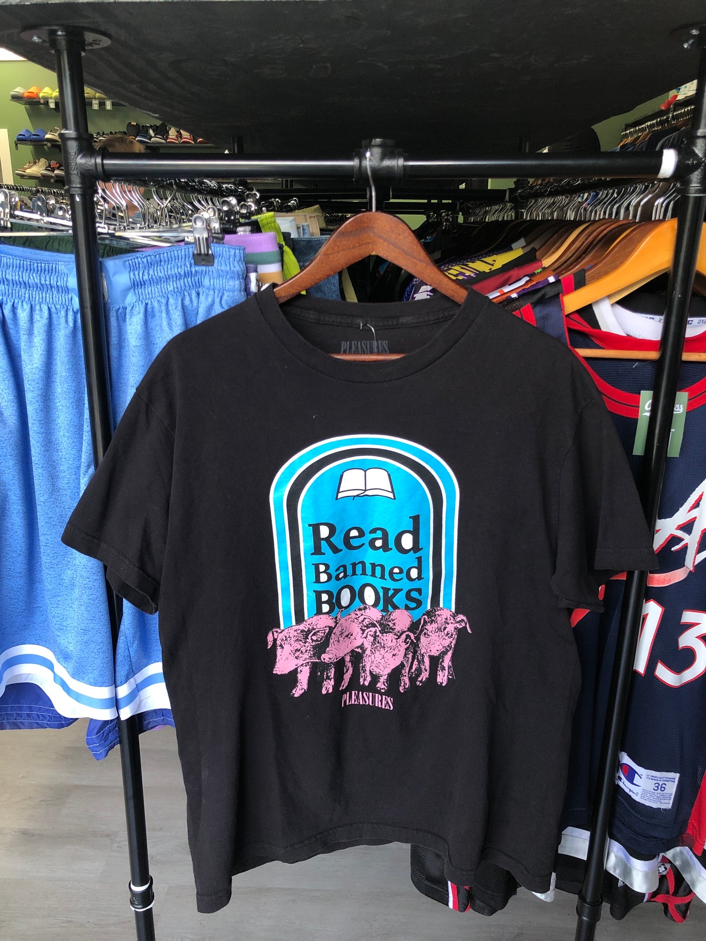 Pleasures Read Banned Books Tee