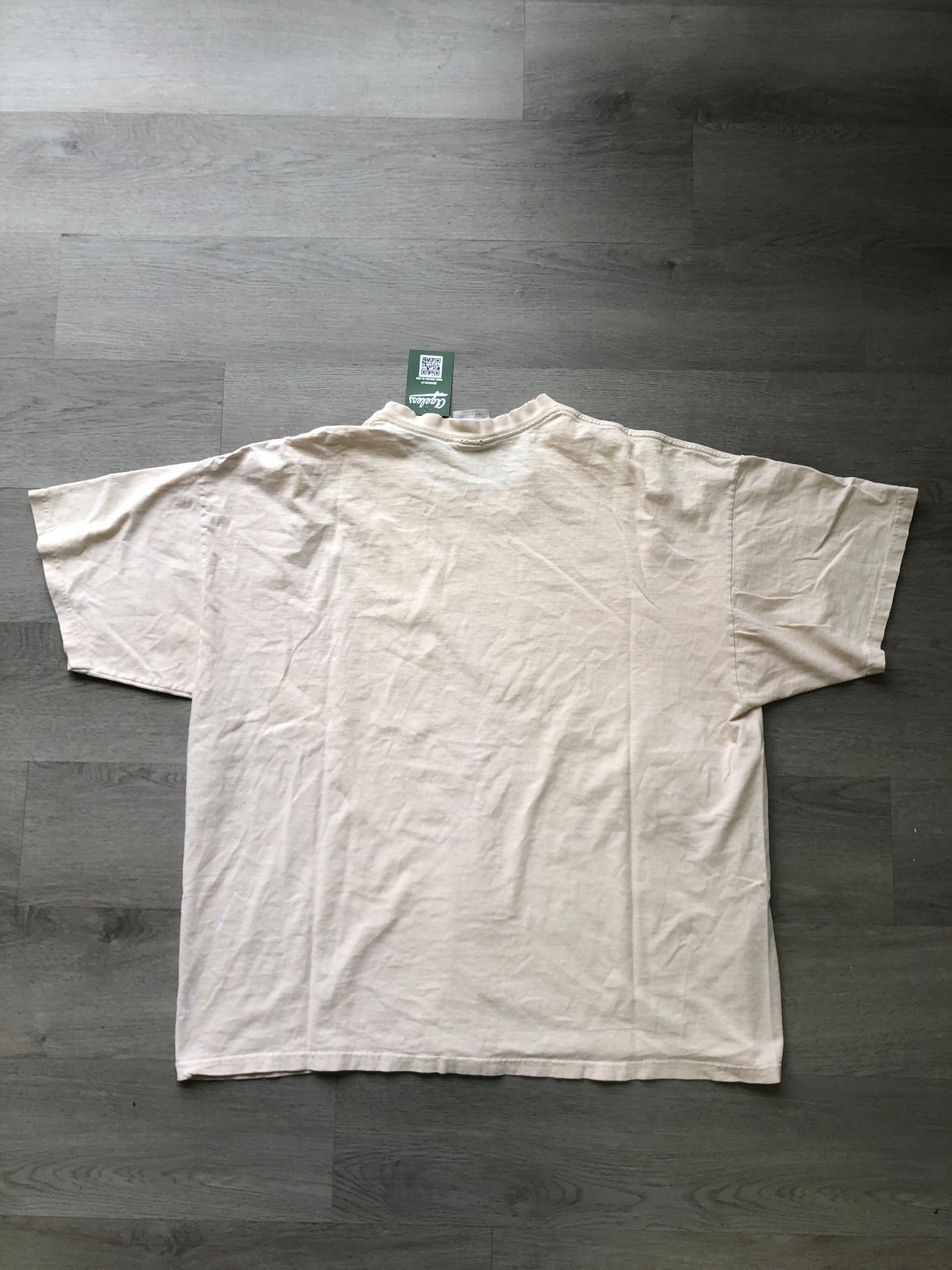 Vintage Nike Center Swoosh Tee - Cream