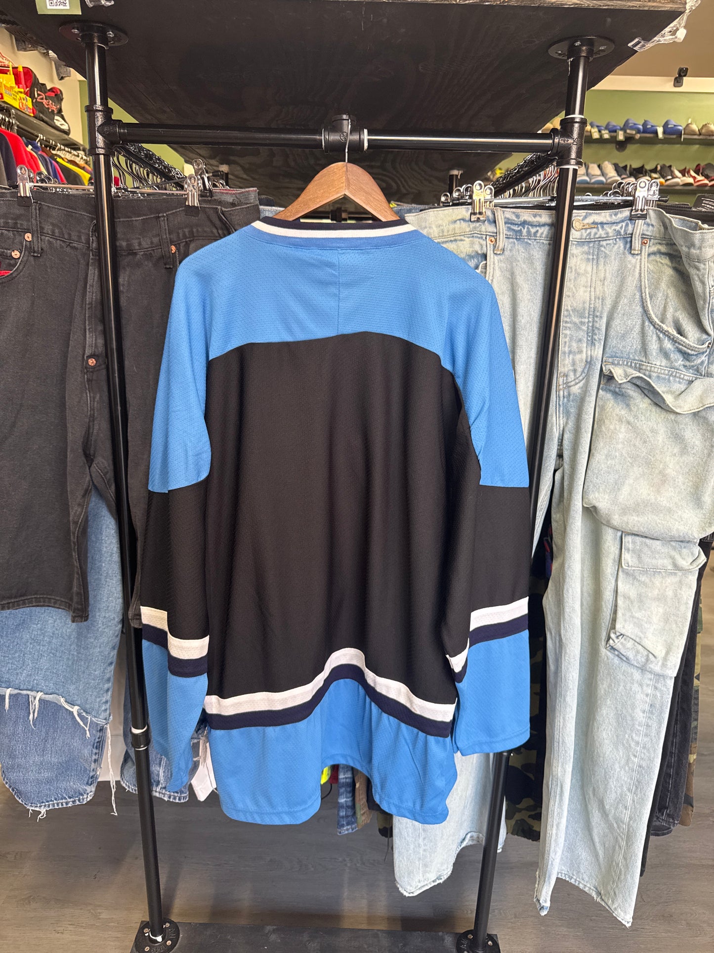 Vintage 90s City Boy Collegiate Sportswear University Of North Carolina At Chapel Hill Tar Heels Hockey Jersey