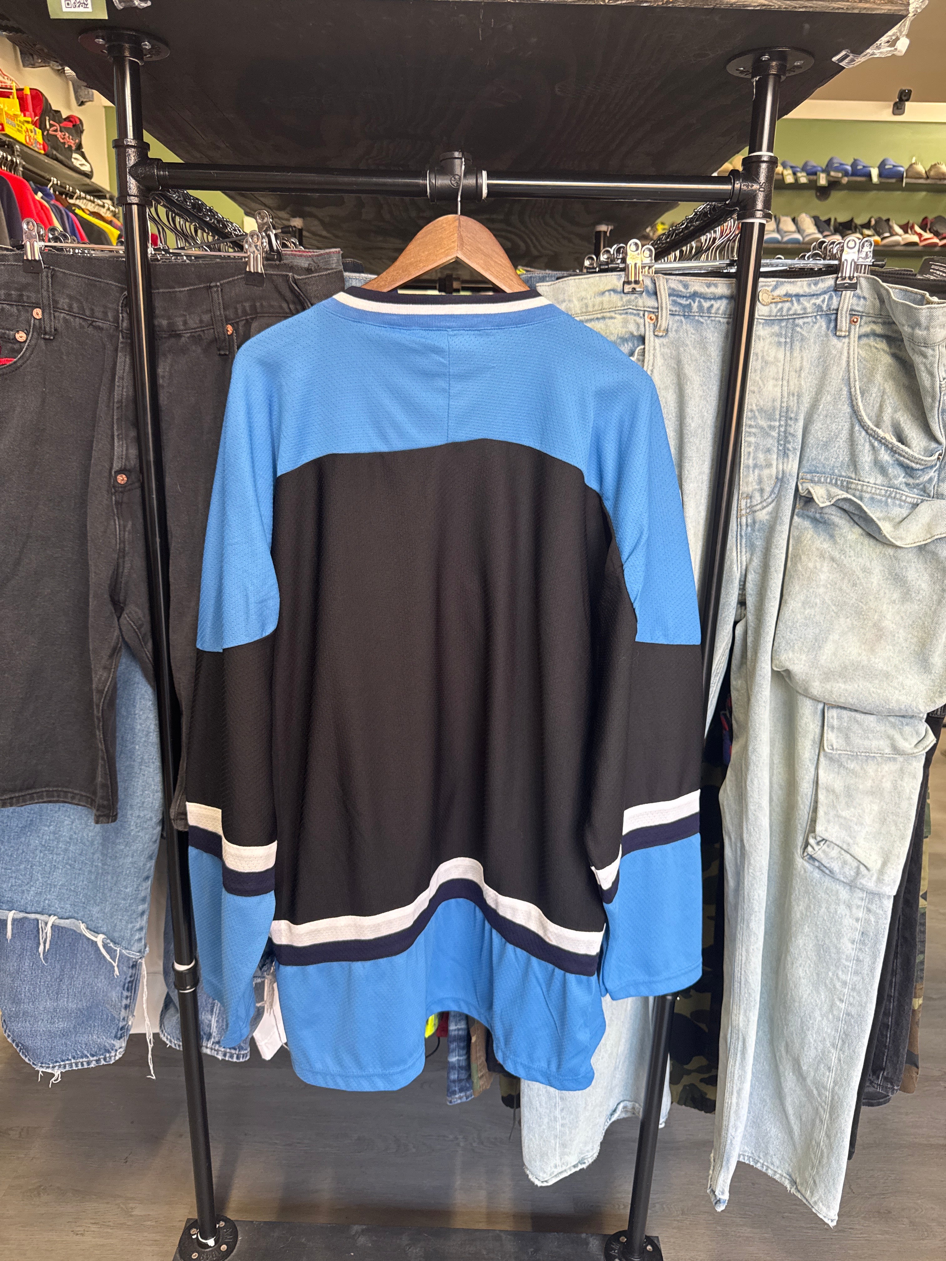 Vintage 90s City Boy Collegiate Sportswear University Of North Carolina At Chapel Hill Tar Heels Hockey Jersey