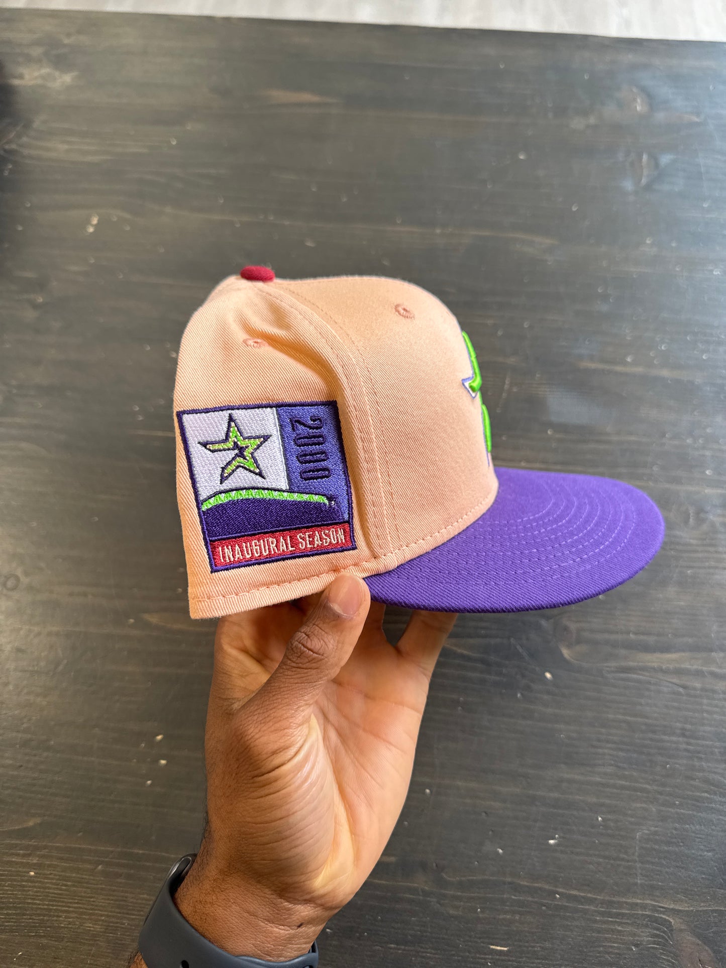 New Era Hat Club Exclusive Houston Astros 2000 Inaugural Season Fitted Hat