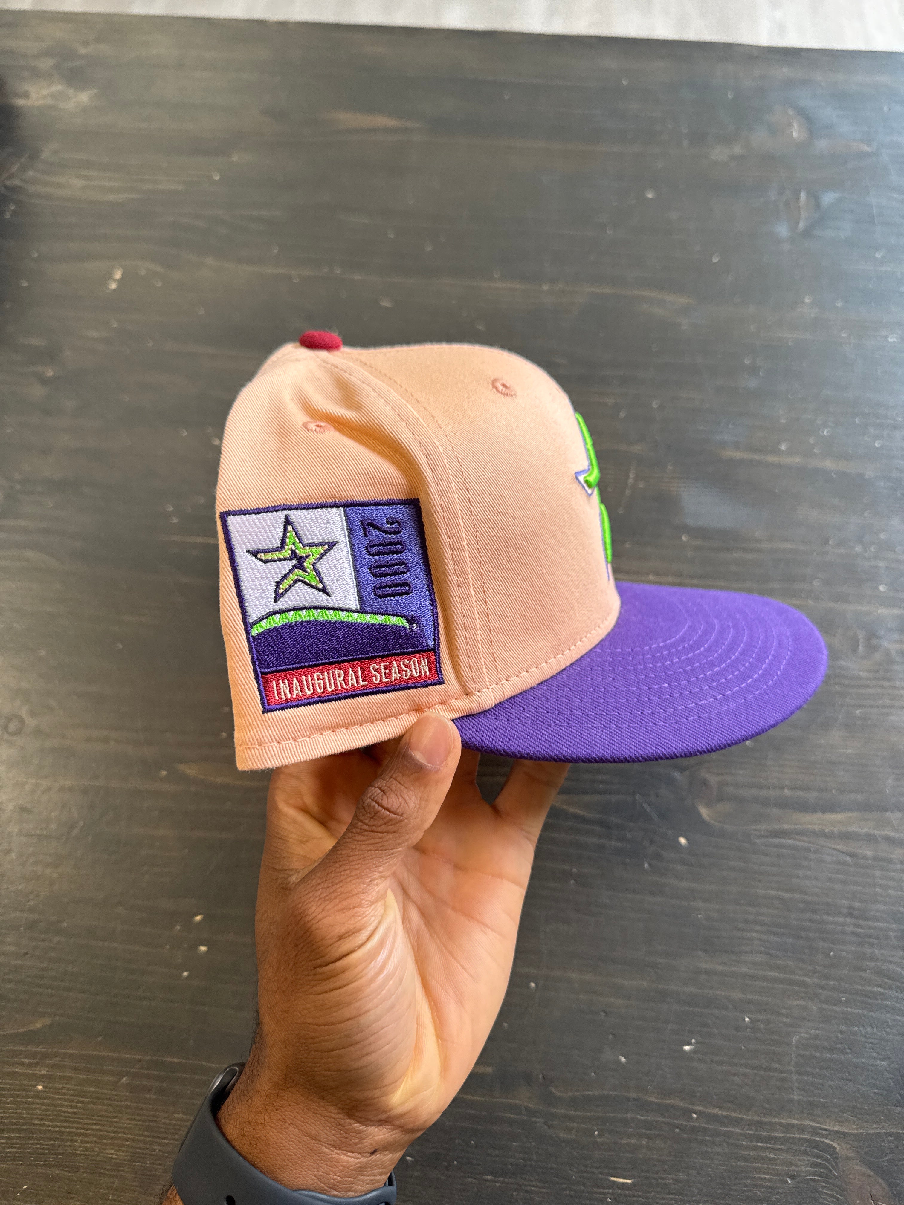 New Era Hat Club Exclusive Houston Astros 2000 Inaugural Season Fitted Hat