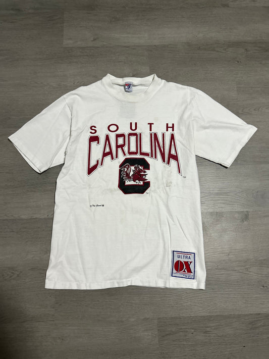 Vintage White South Carolina Gamecocks Ultra Tee