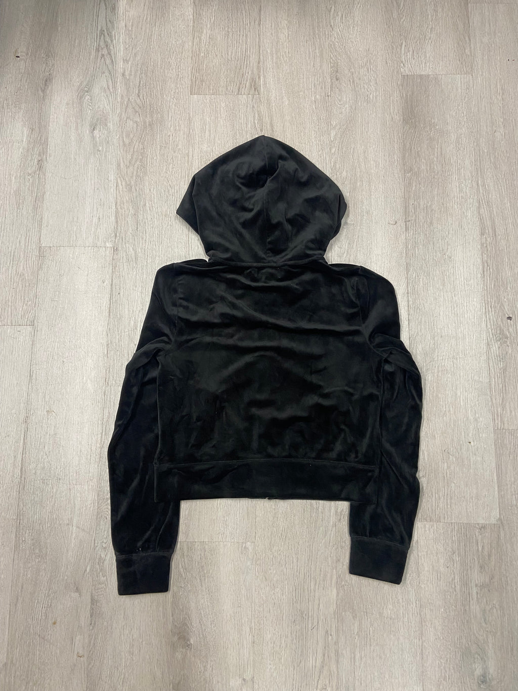 Women’s Black Juicy Couture Velour Zip Hoodie