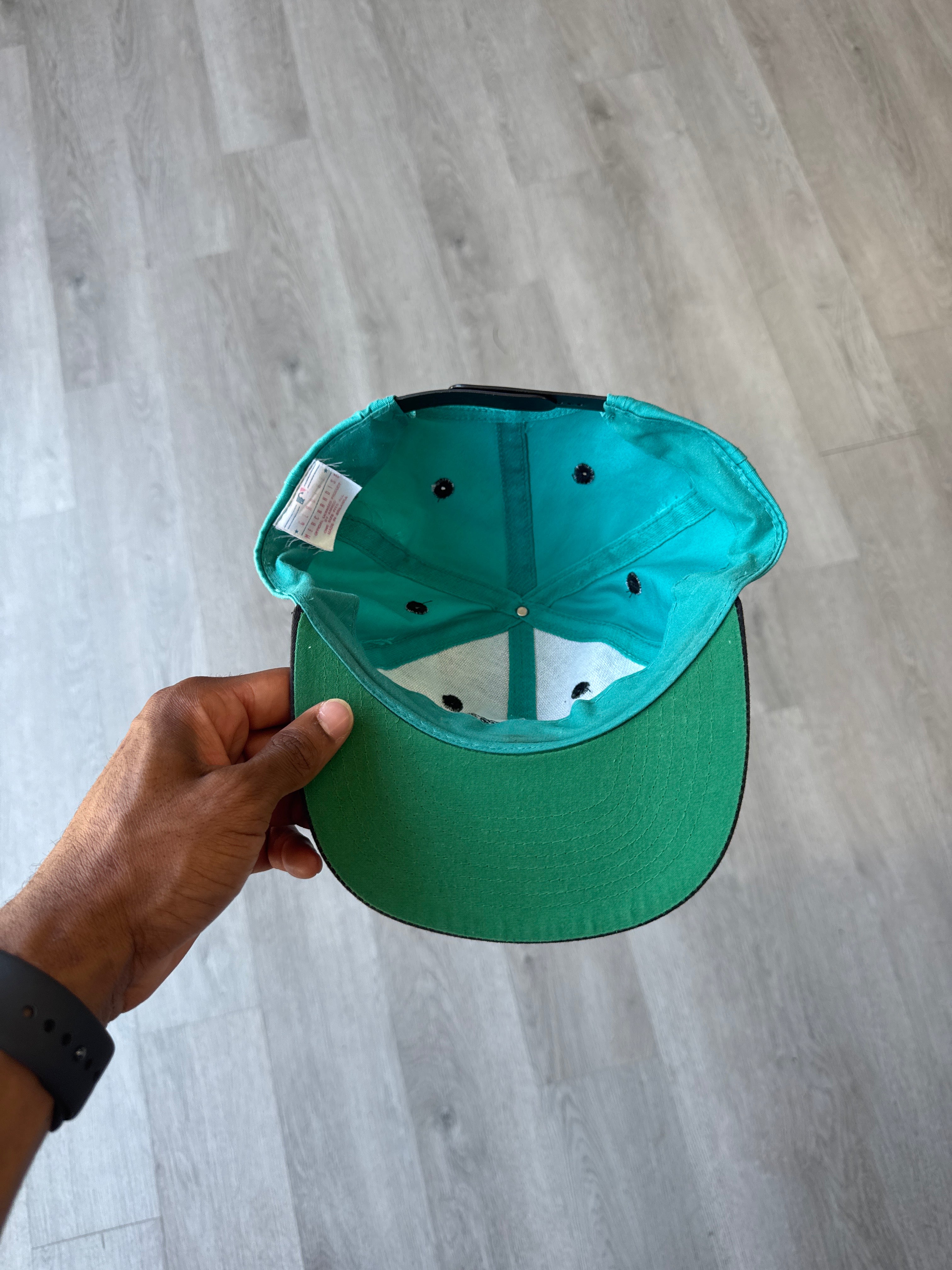 Vintage 90s Florida Marlins Snapback Hat