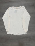 Vintage White Thermal Long Sleeve Tee