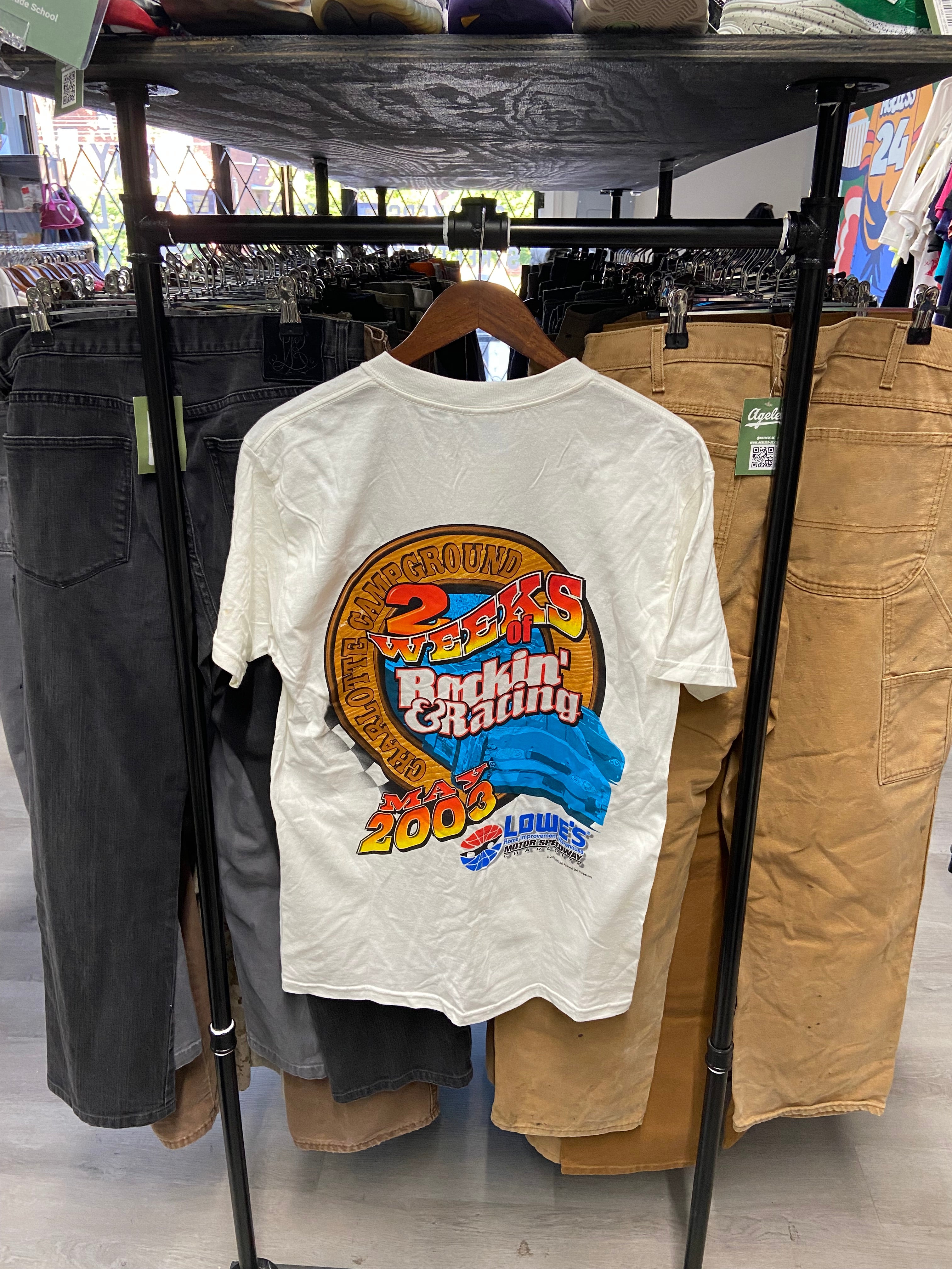 2003 Charlotte Campground 2 Weeke of Rockin’ & Racing NASCAR Tee