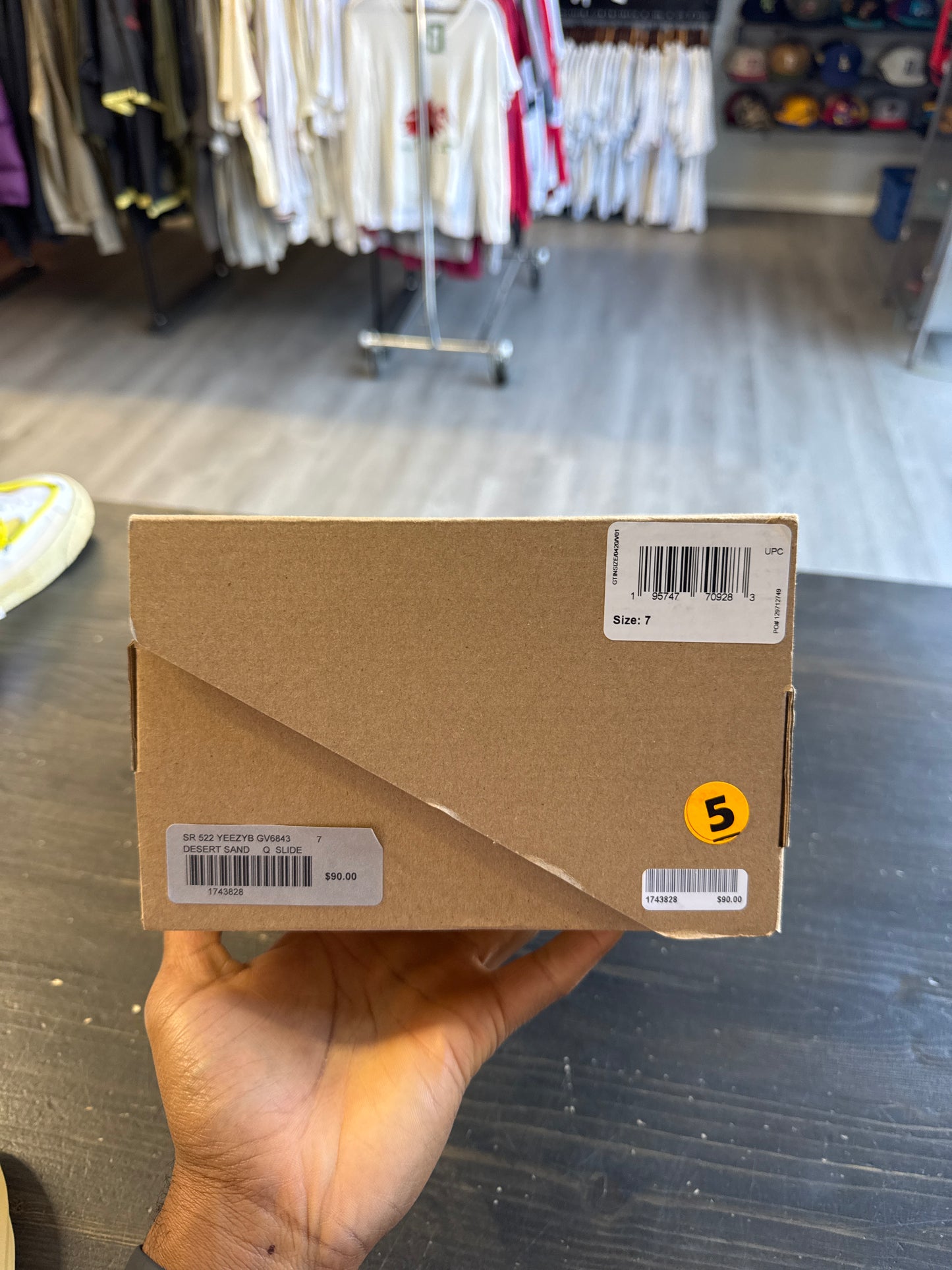 Pre-owned Adidas Yeezy Foam Rnnr Desert Sand