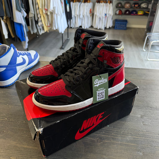Pre-owned Jordan Retro 1 Patent Bred