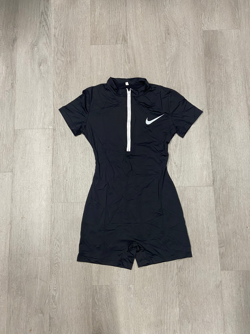 Women’s Black Bootleg Nike Branded Romper