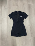Women’s Black Bootleg Nike Branded Romper