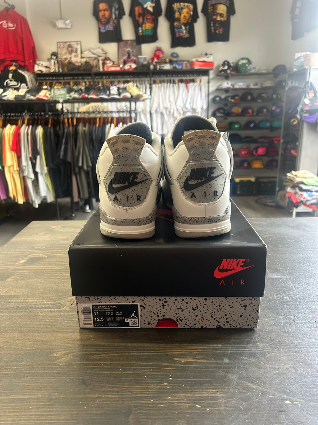 Pre-Owned Air Jordan 4 Retro White Cement