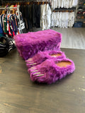 Purple Bravest Studios Bear Claw Mules