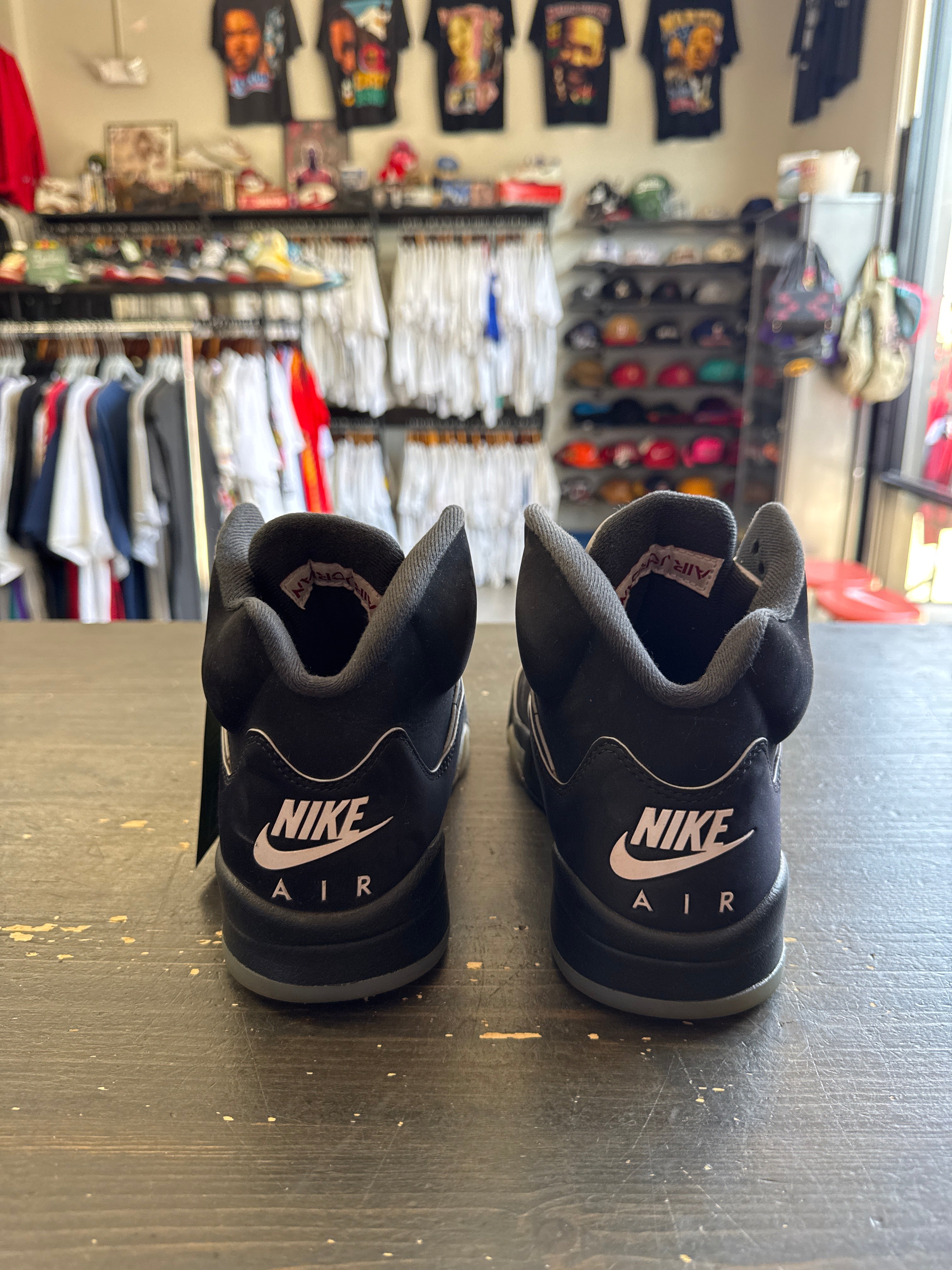 Pre-owned Jordan Retro 5 Black Metallic Reimagined
