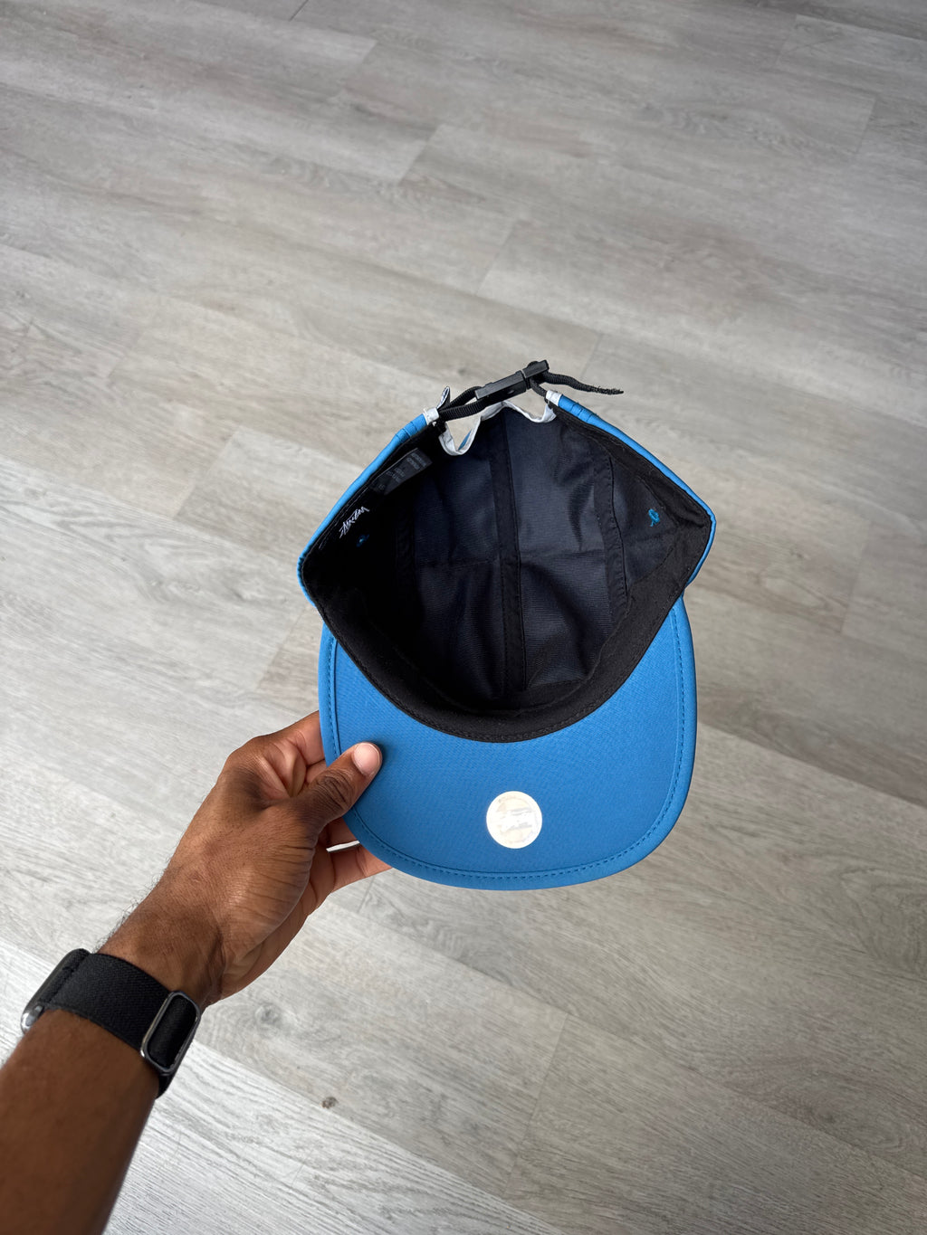 Stussy 5-Panel Blue Strap-Back Hat