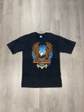 Vintage Easy Riders Eagle American Flag Made In USA Biker Tee