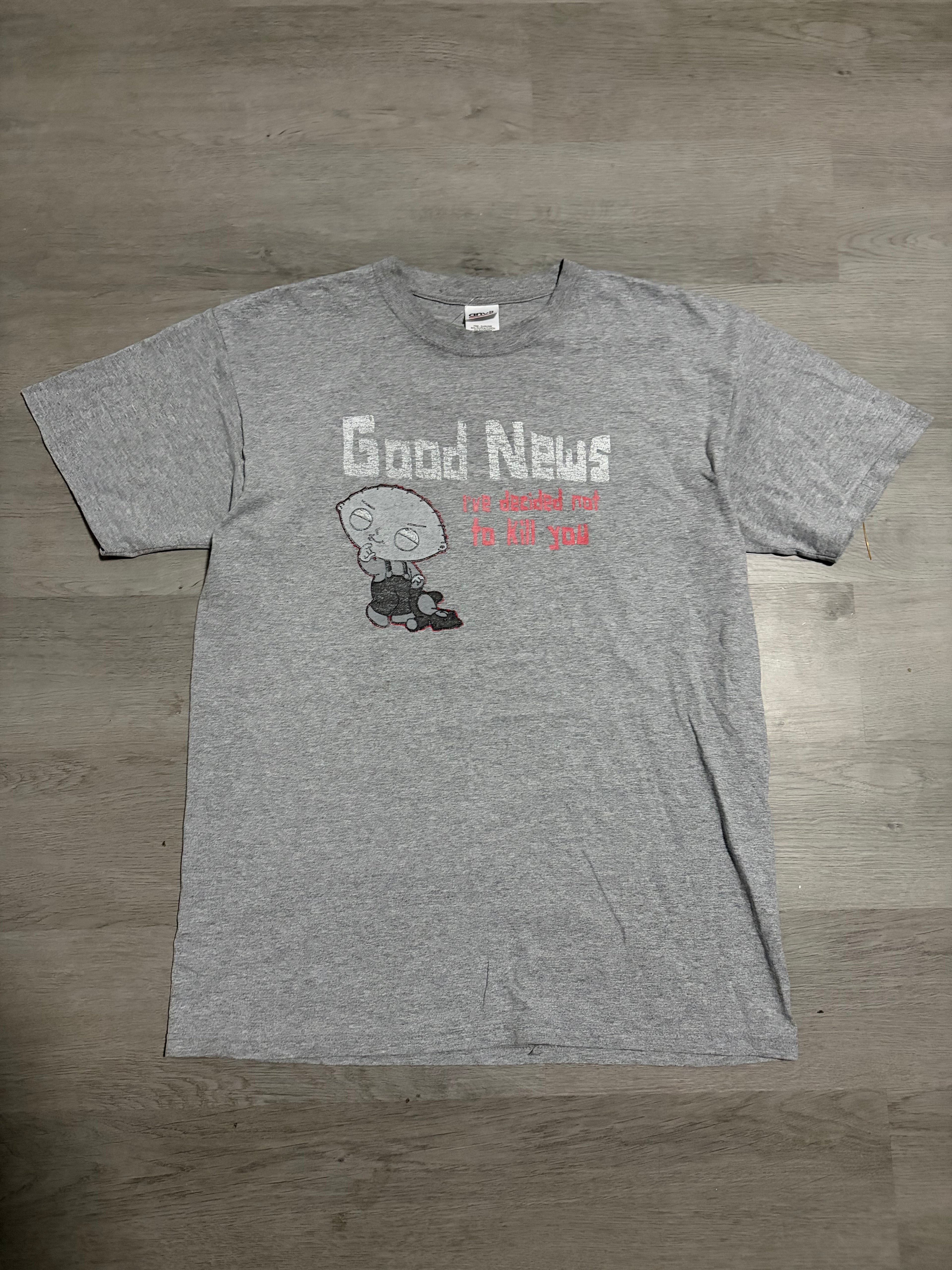 Grey Stewie Griffin Tee