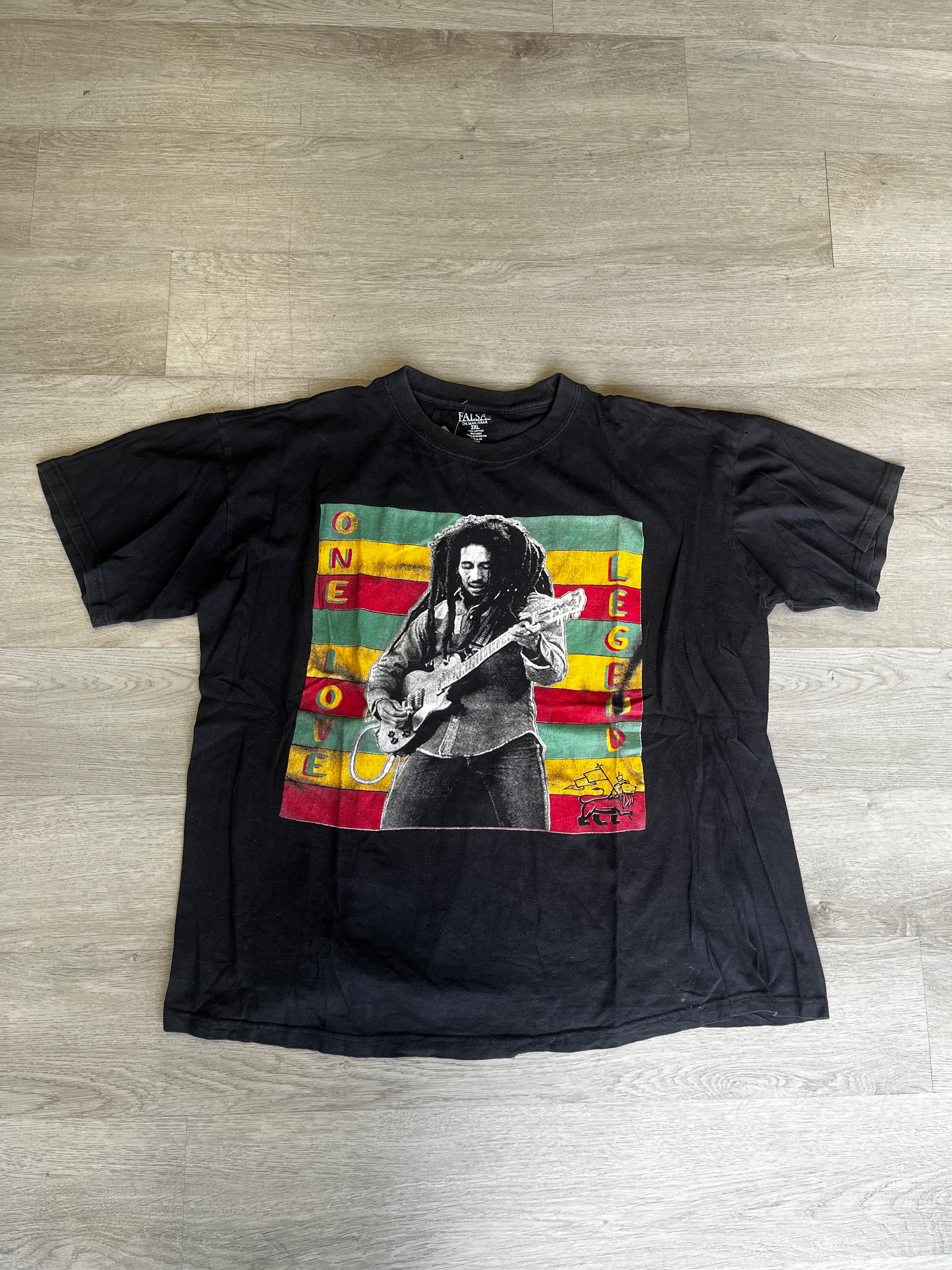 Vintage Black Bob Markey One Love Tee