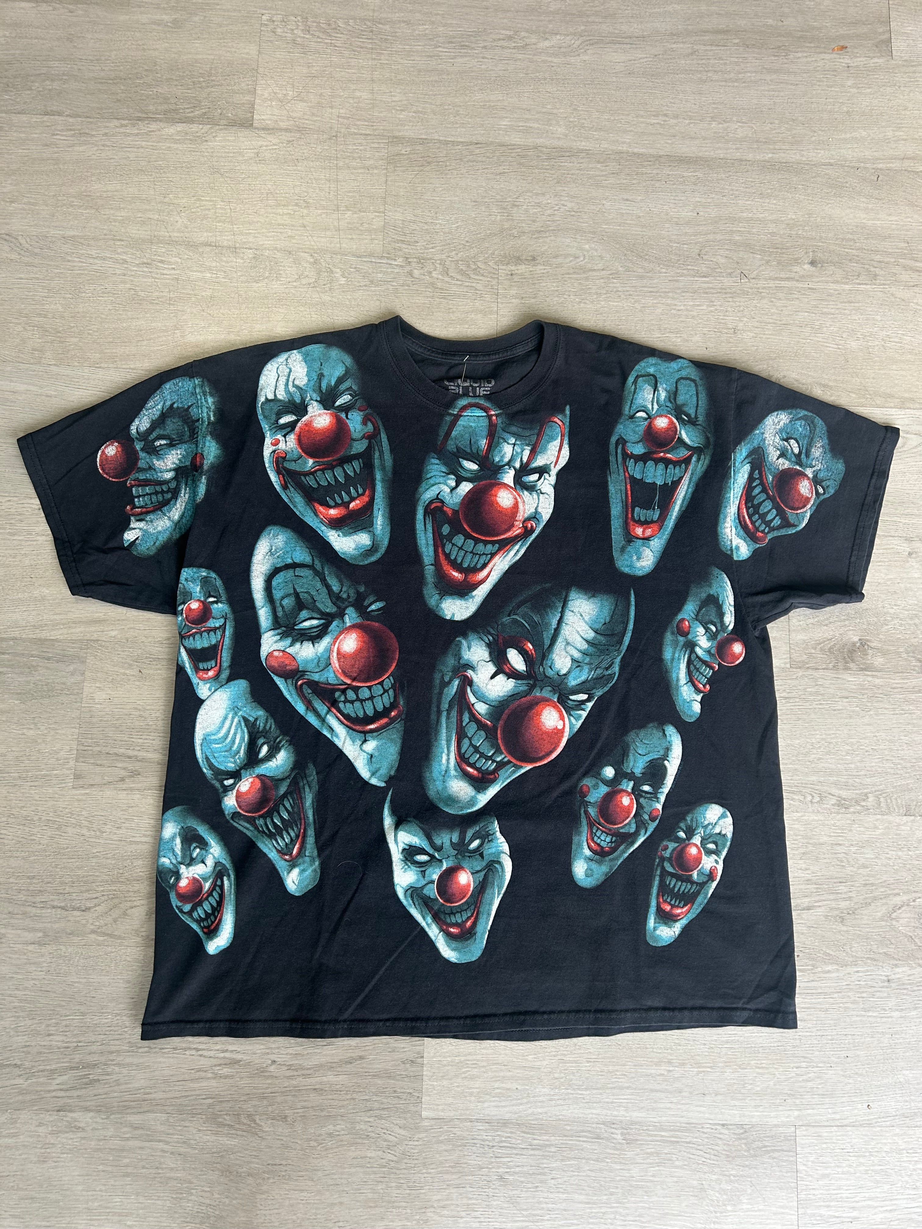 Vintage Liquid Blue Clowns Tee