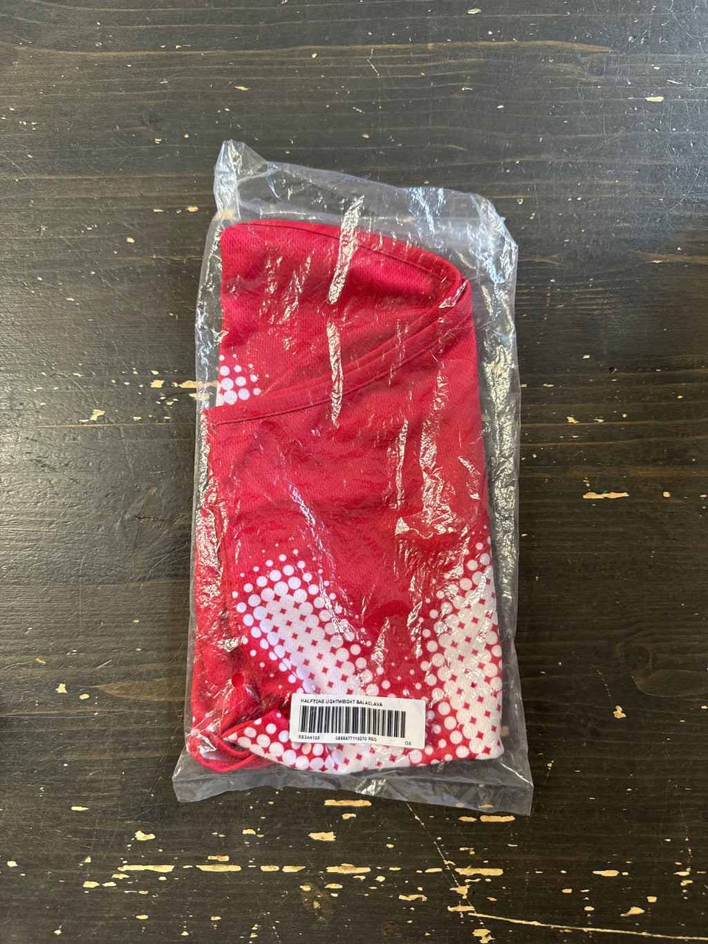 Supreme Halftone Lightweight Red Balaclava (SS24)