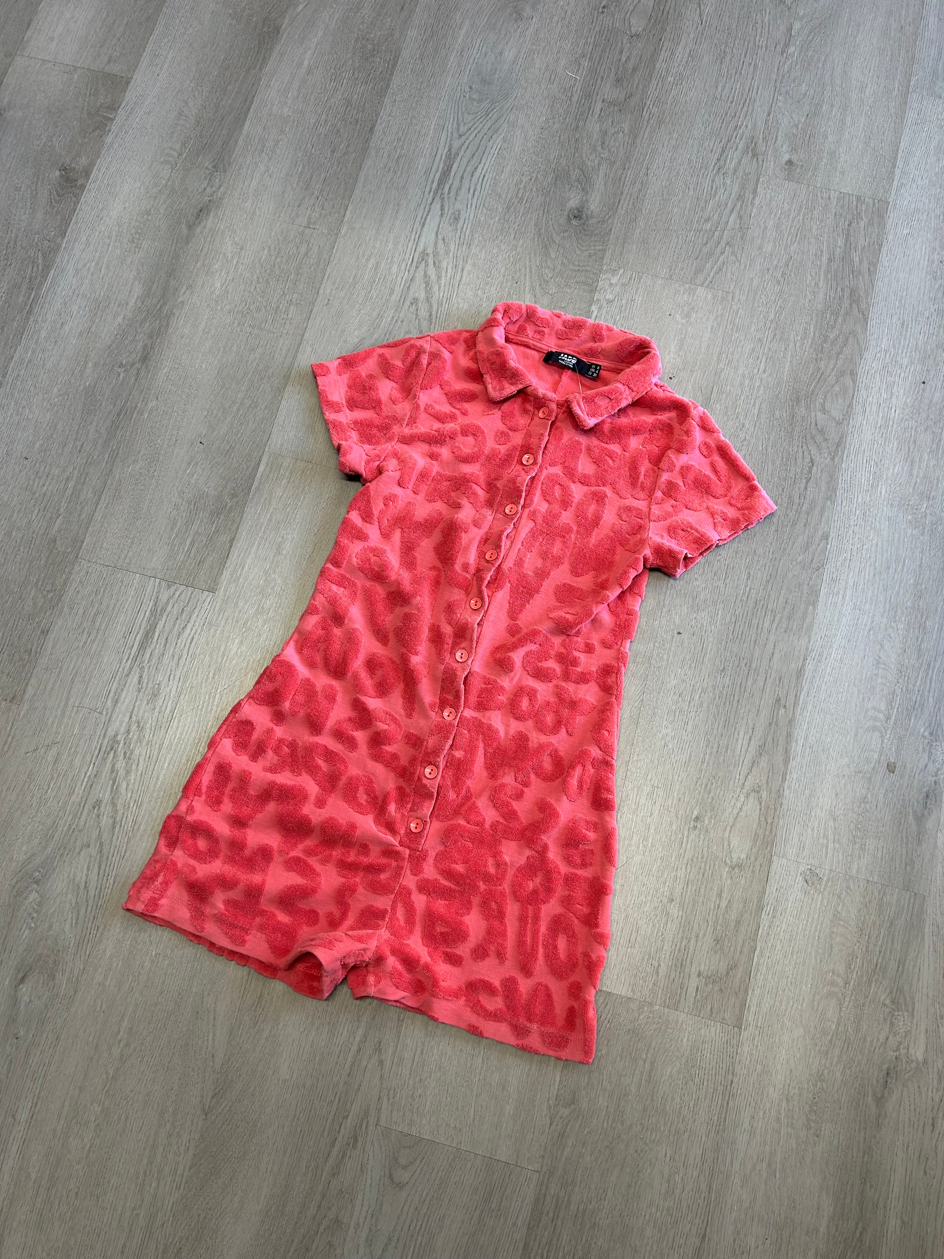 Women’s Jaded London Hot Pink Playsuit
