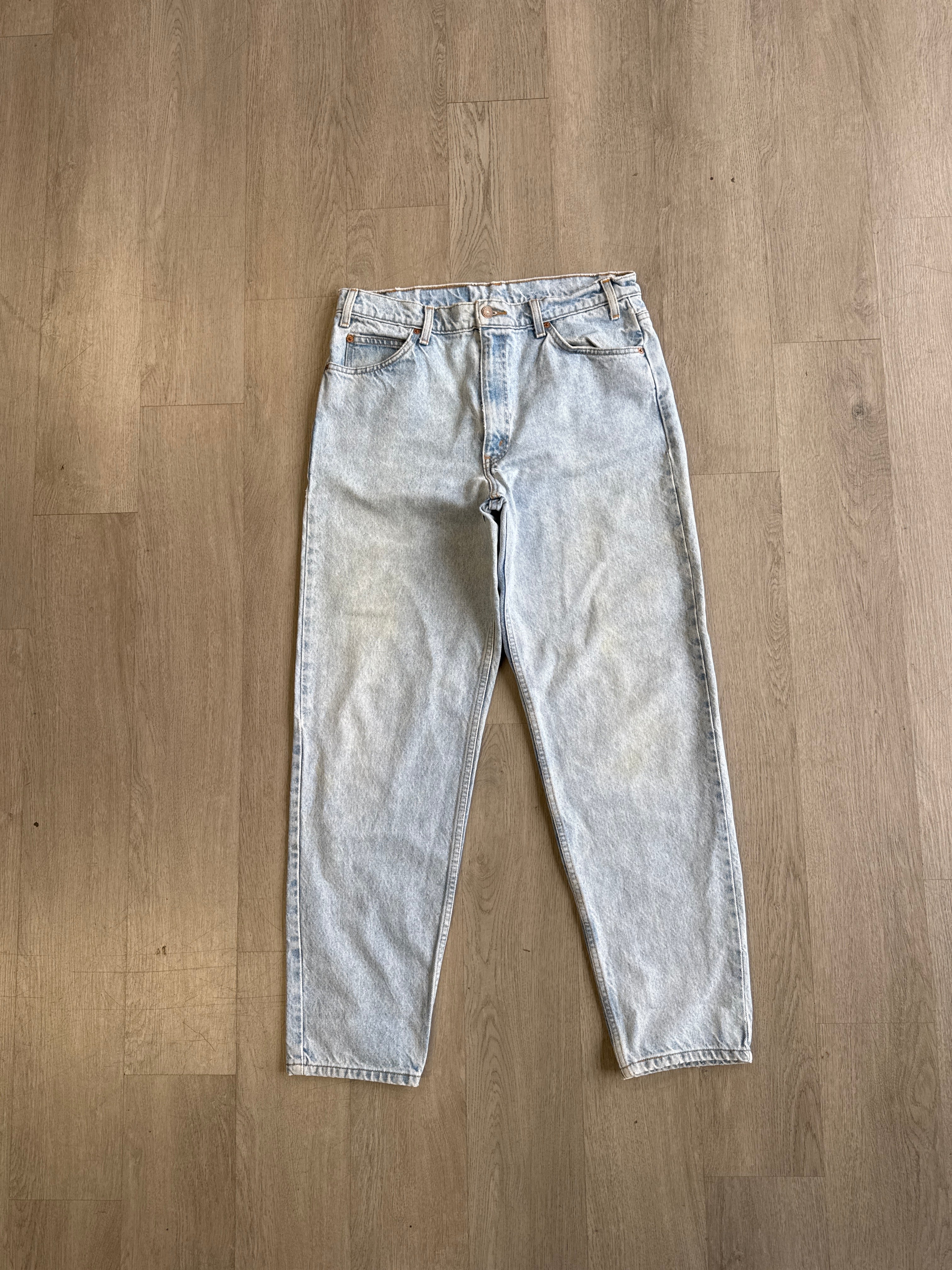 Vintage 1 Of 1 Orange Tab Levi’s Ageless Script Logo Pants
