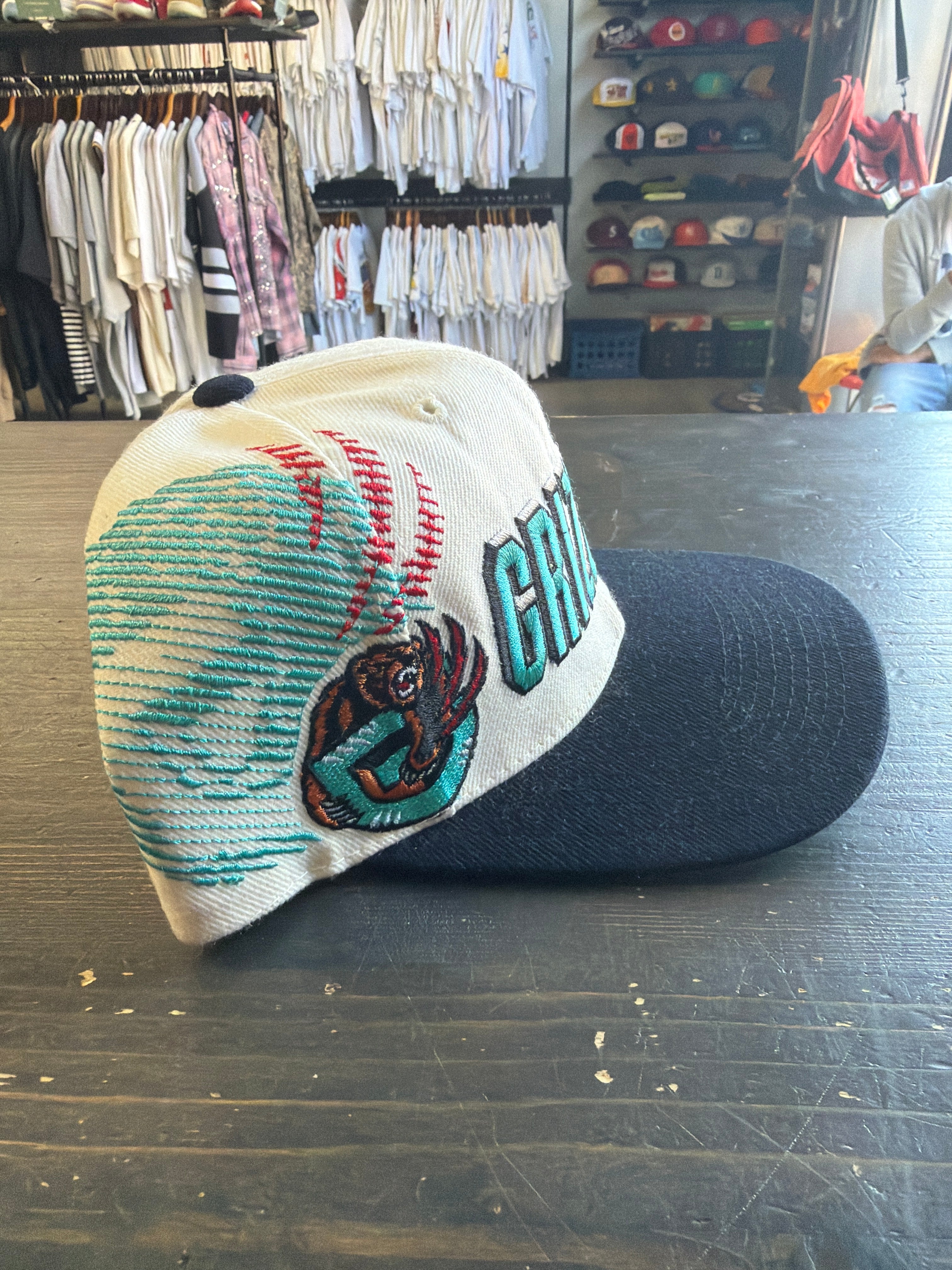 Vintage Sport Specialties Vancouver Grizzlies Shadow SnapBack Hat