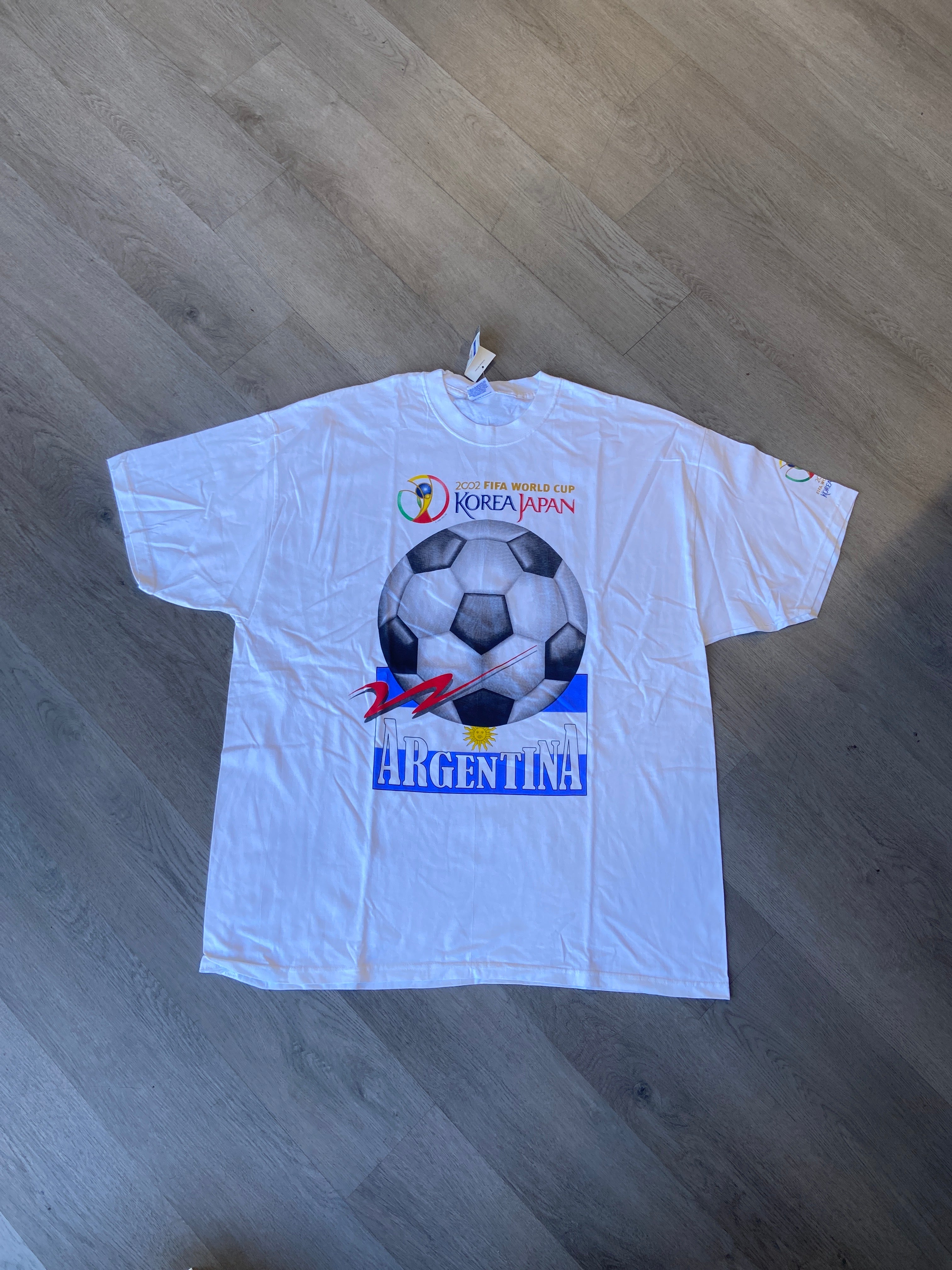 2002 FIFA World Cup Korea Japan Argentina Soccer Tee
