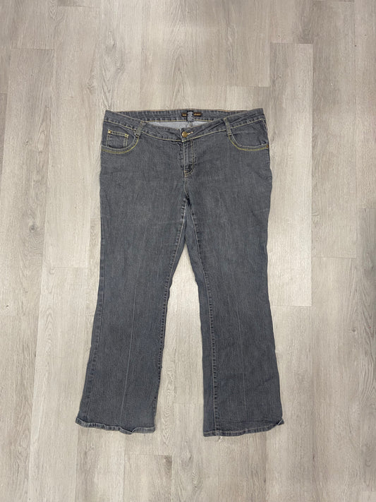 Women’s Y2K SouthPole Low rise Gold Accent Jeans