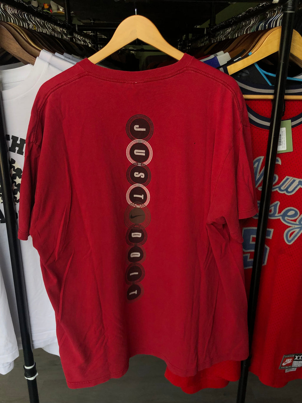 Vintage Nike Just Do It Red Tee