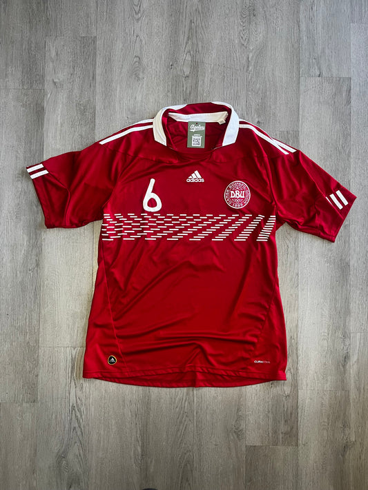 Adidas Denmark 2009/10 National Home Jersey