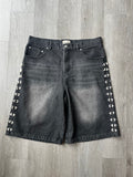 Quarterfinal Crystal Rhinestone Shorts