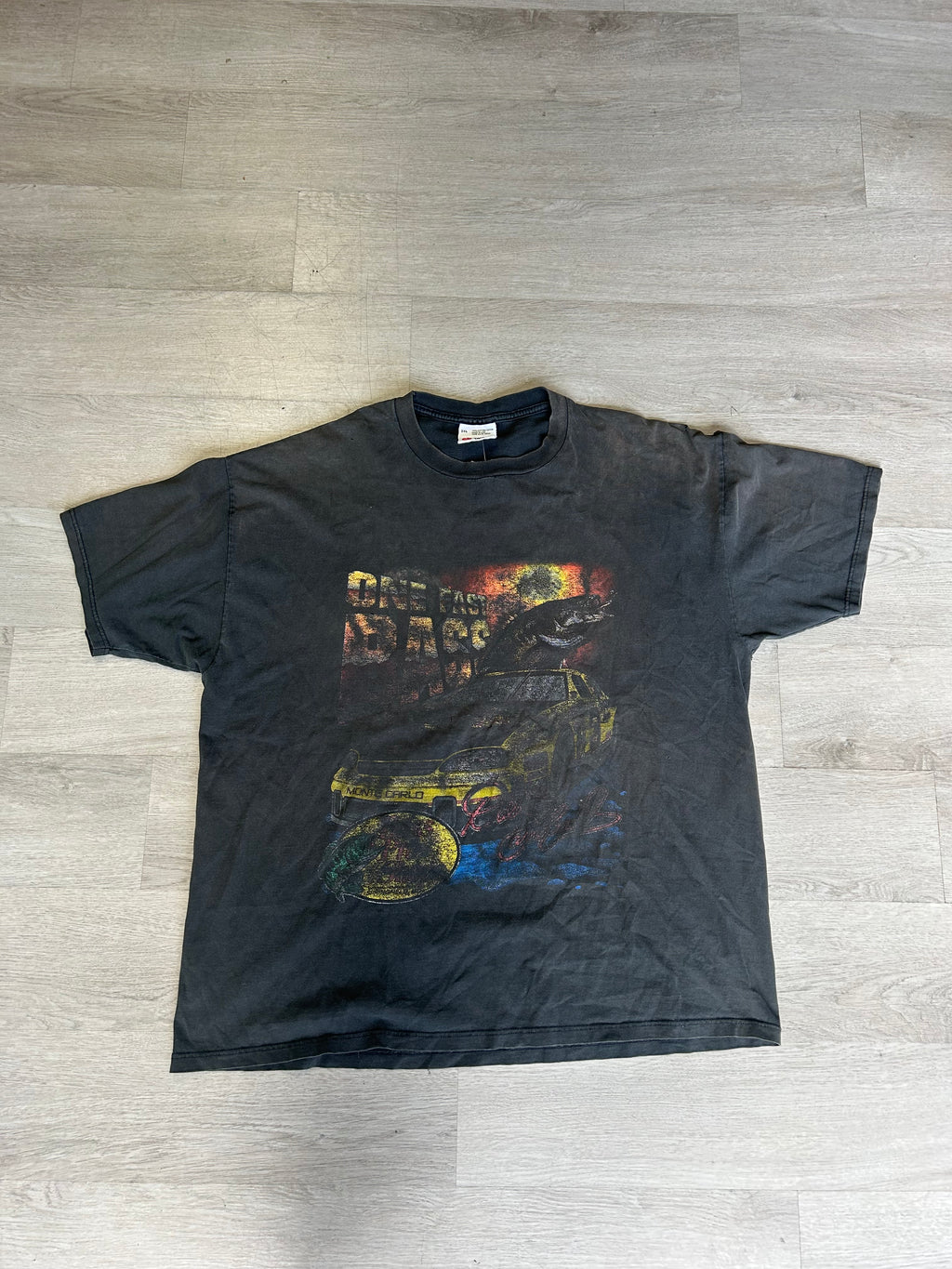 Vintage One Fast Bass Monte Carlo Race Car Tee