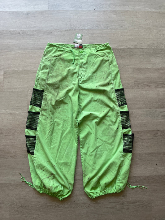 Y2K Ghost Baggy Windbreaker Pants