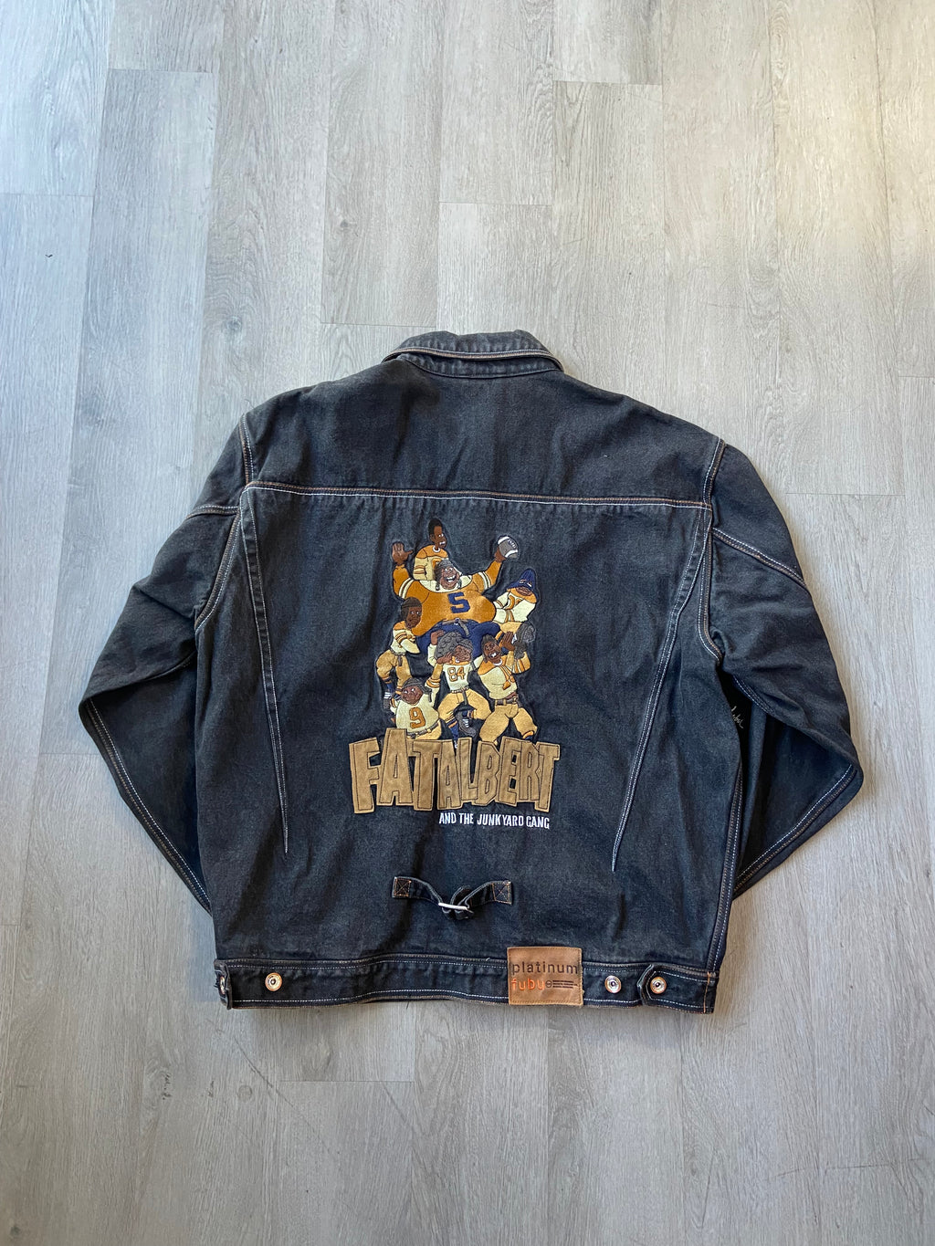 Vintage Platinum Fubu Fat Albert Denim Jacket