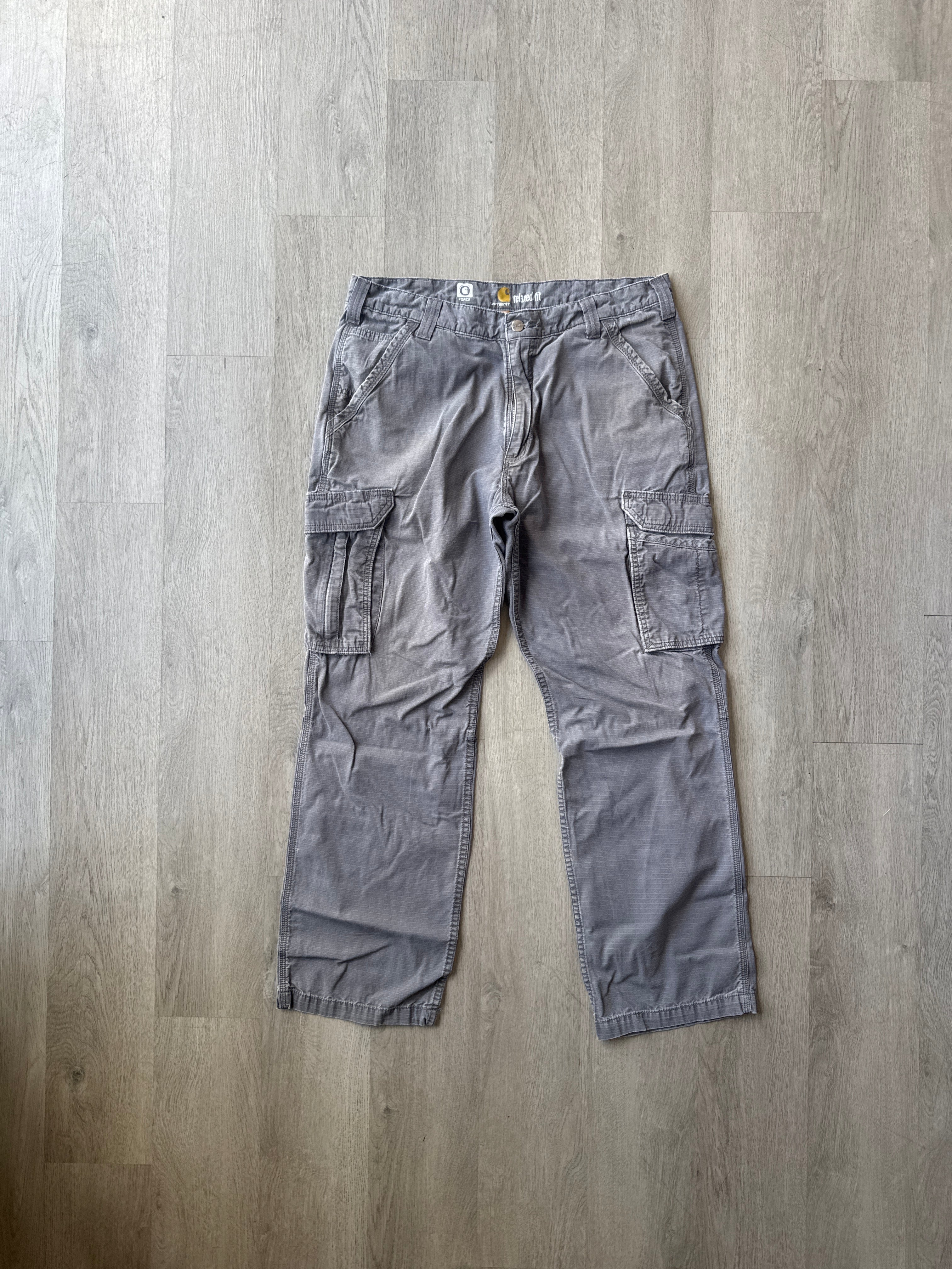 Carhartt Relaxed Fit Grey Cargo Carpenter Pants
