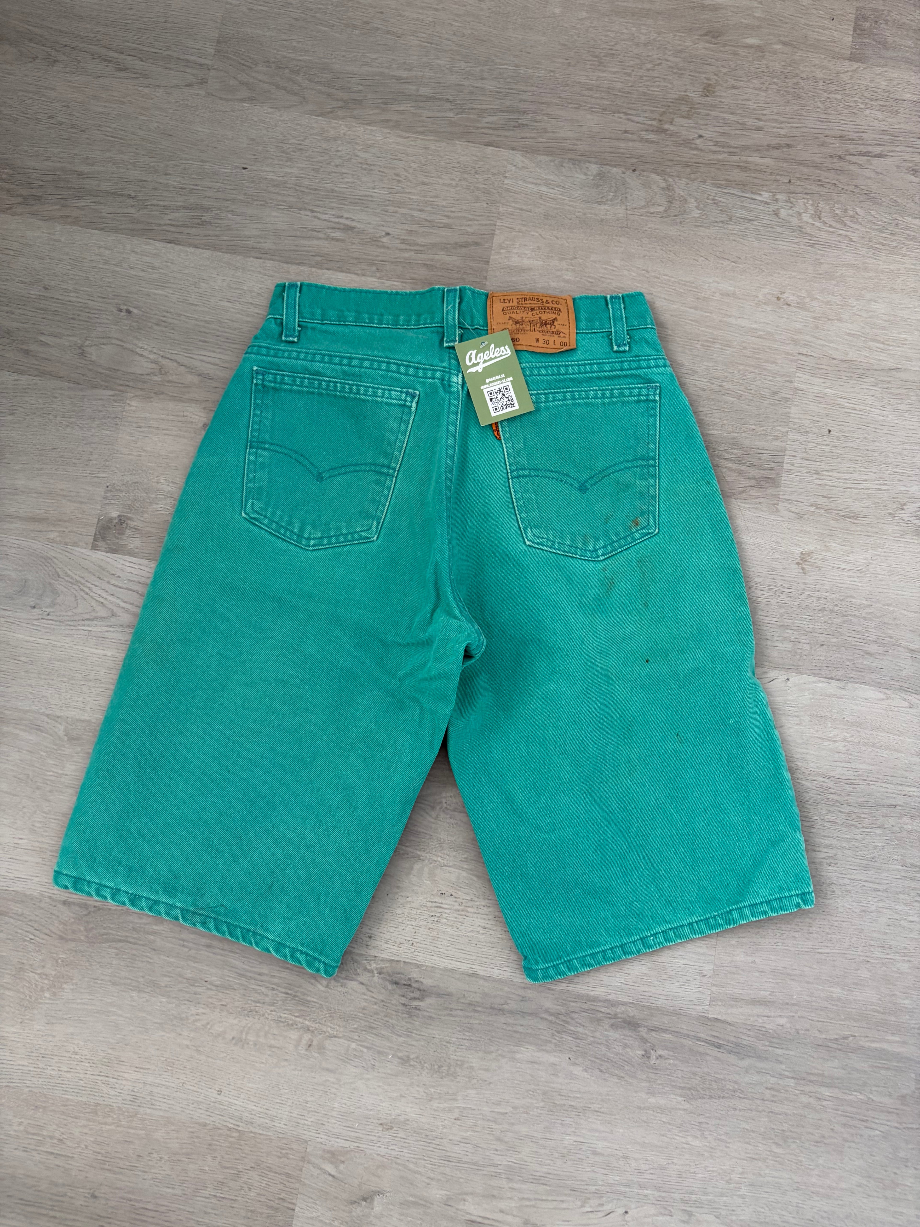 Levi's Vintage Green Denim Shorts 
Shorts