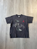 Y2k Nike Jordan 21 Release 2006 Black Tee