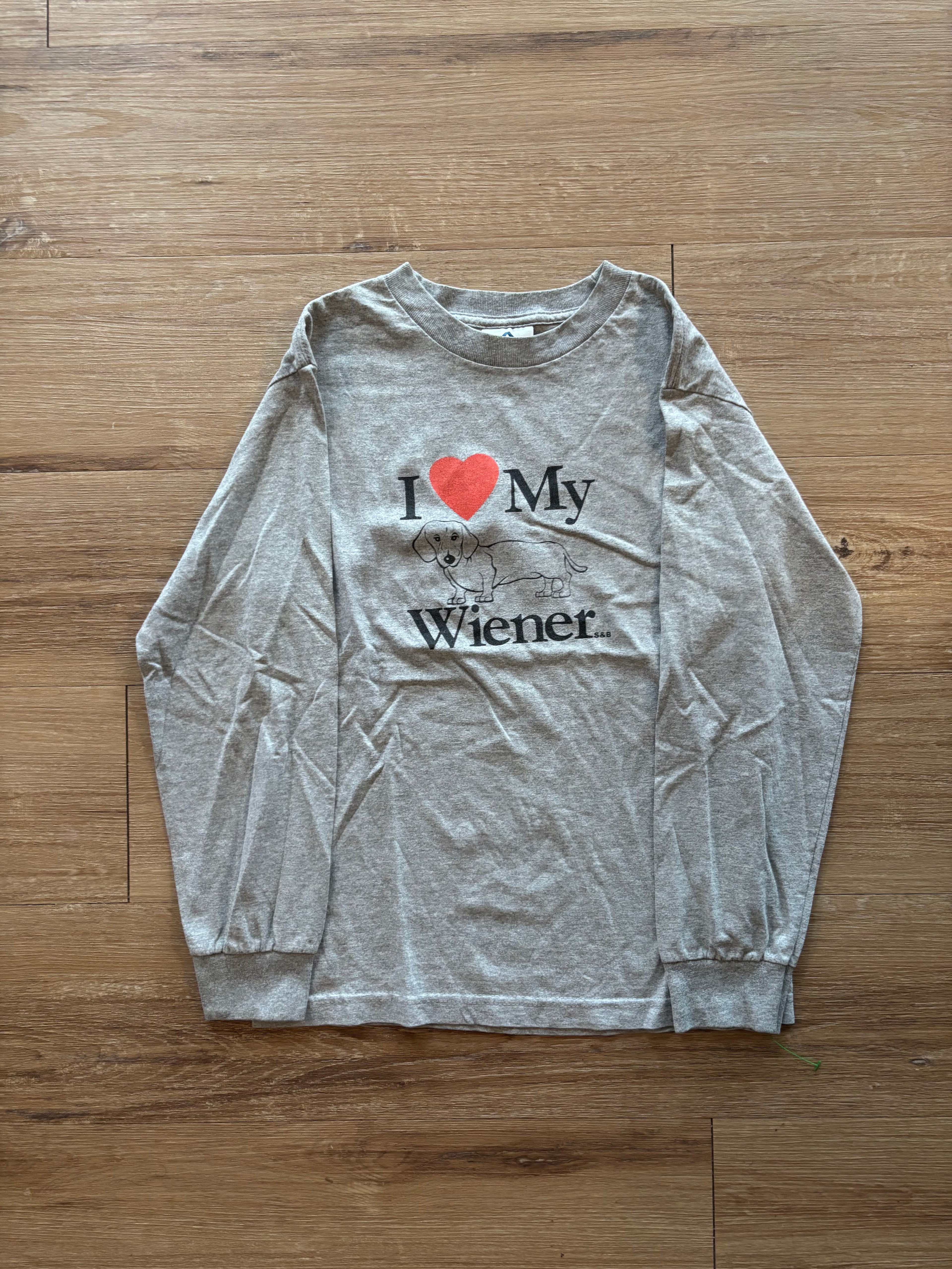 Vintage I Love My Wiener Sweatshirt