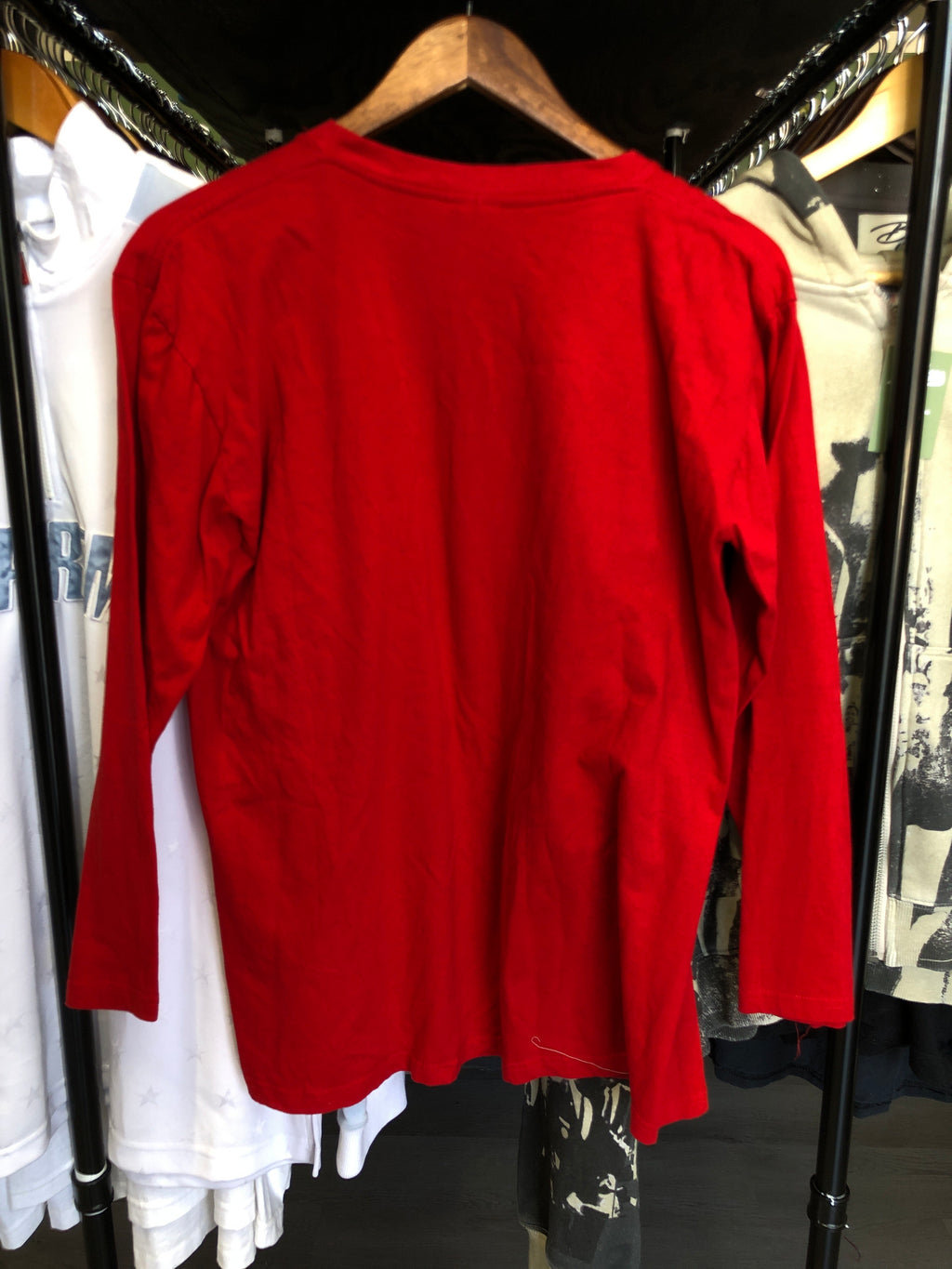 Vintage Warn A Brother Red Long Sleeve Tee