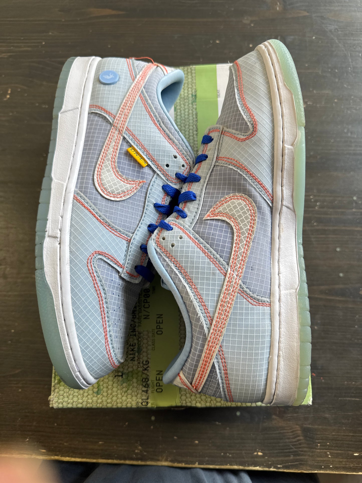 Pre-owned Nike Dunk Low Union Passport Pack Argo