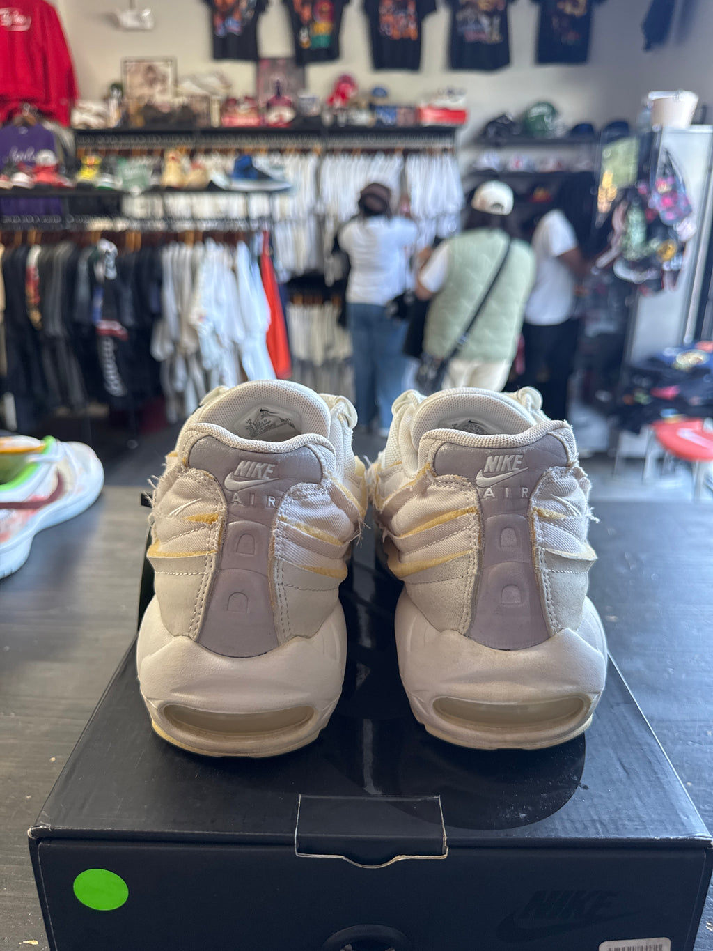 Pre-owned Nike Air Max 95 Comme Des Garçon White