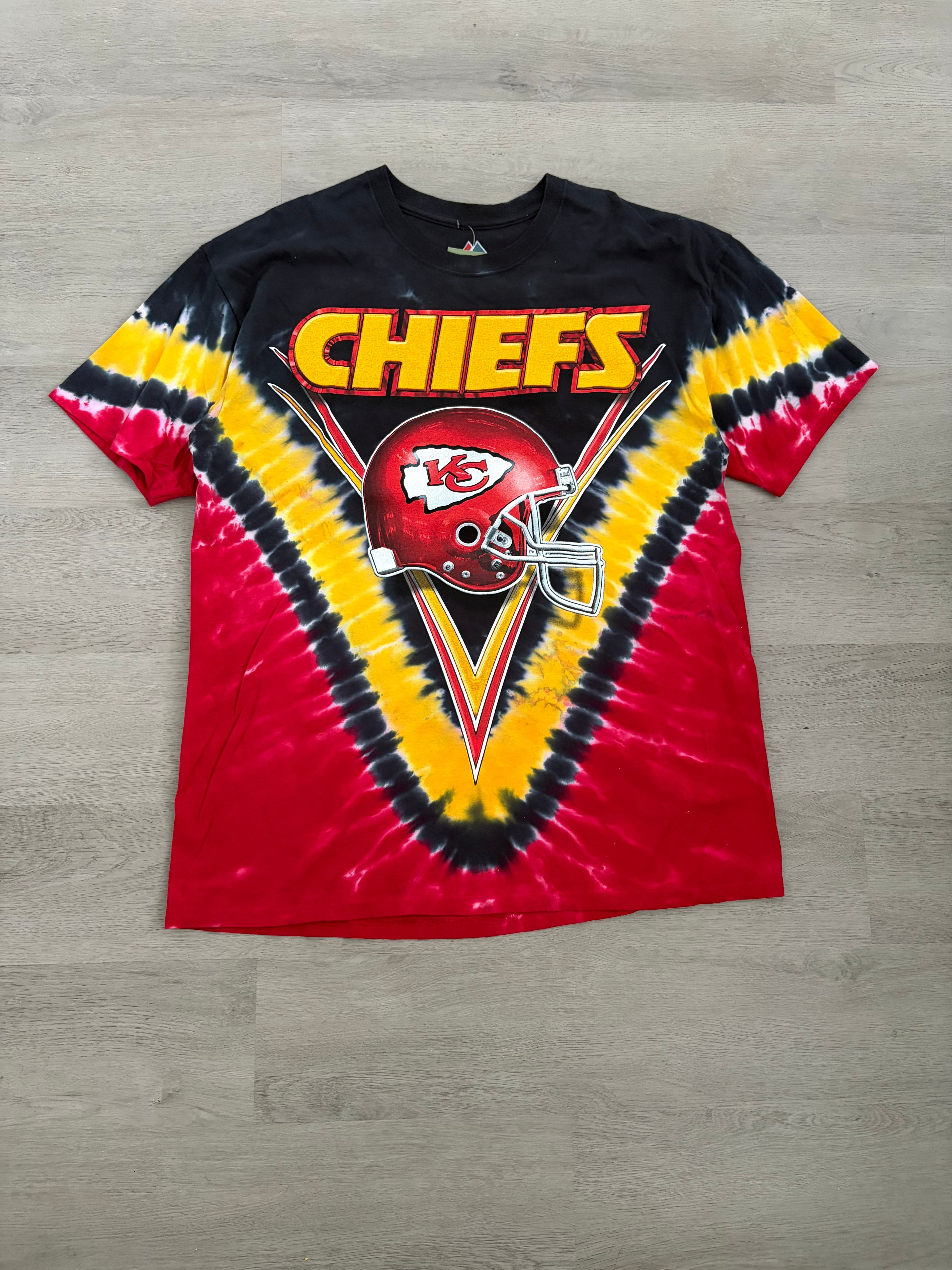 Vintage Kansas City Chiefs Tie Dye Tee