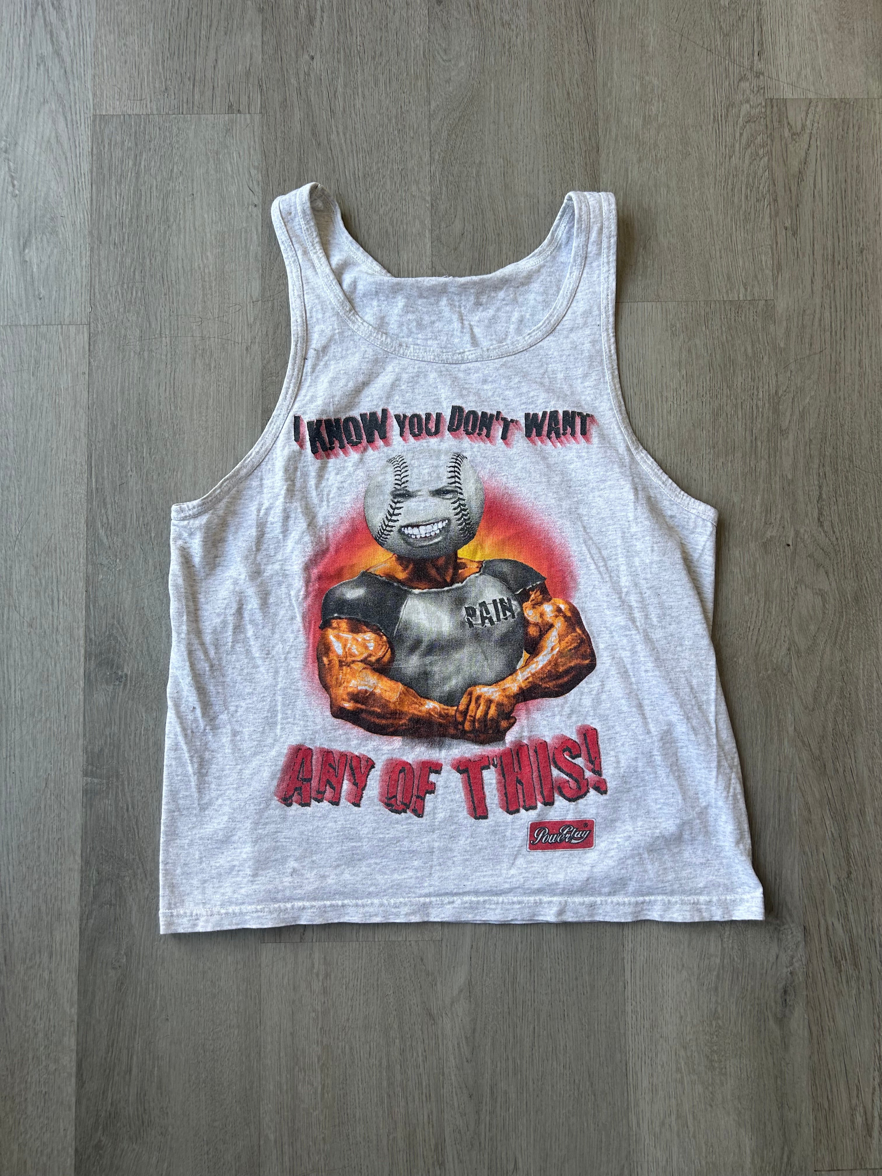 Vintage Baseball Headed Muscle Tee