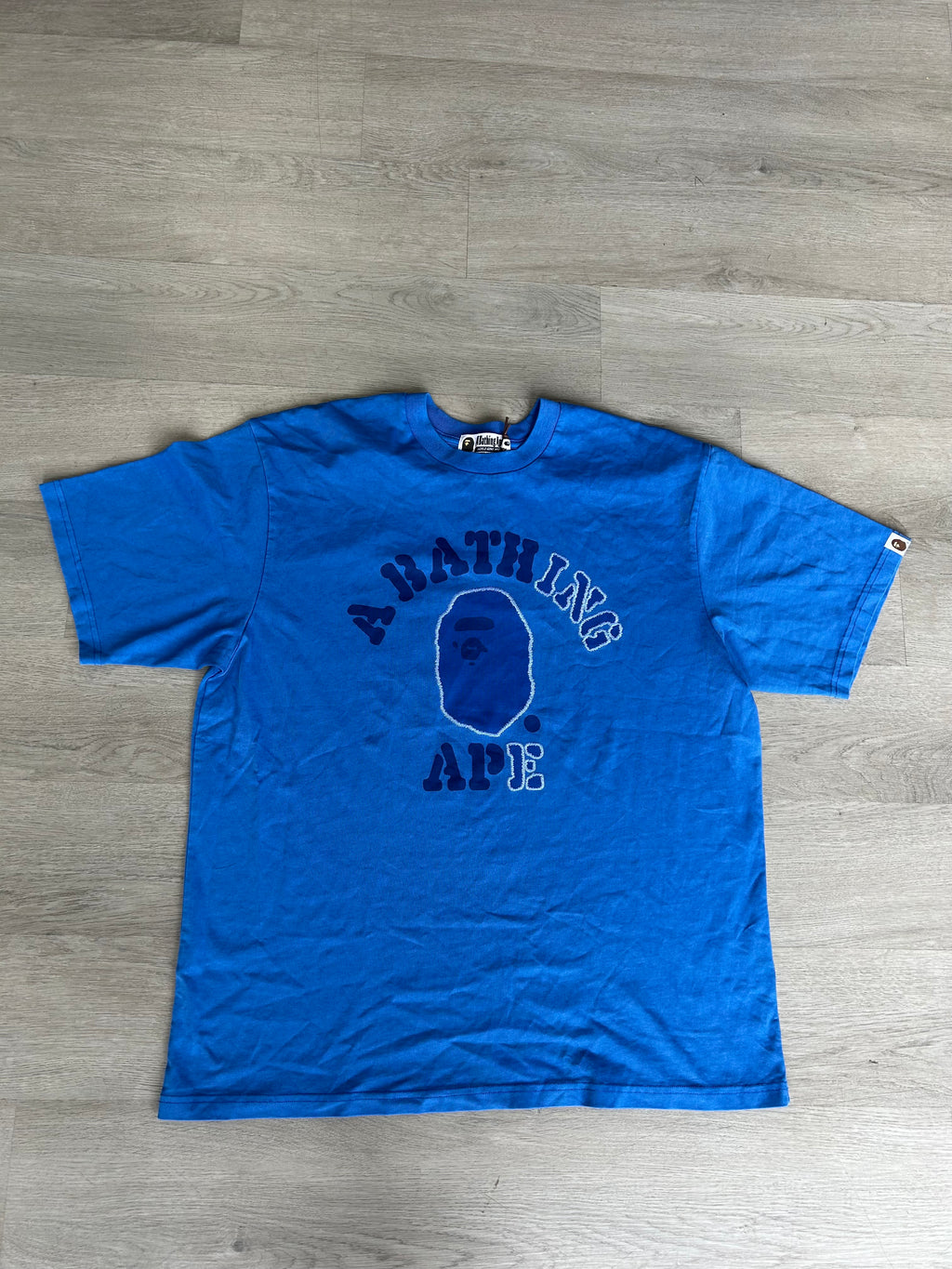 A Bathing Ape Garment Dye College Tee