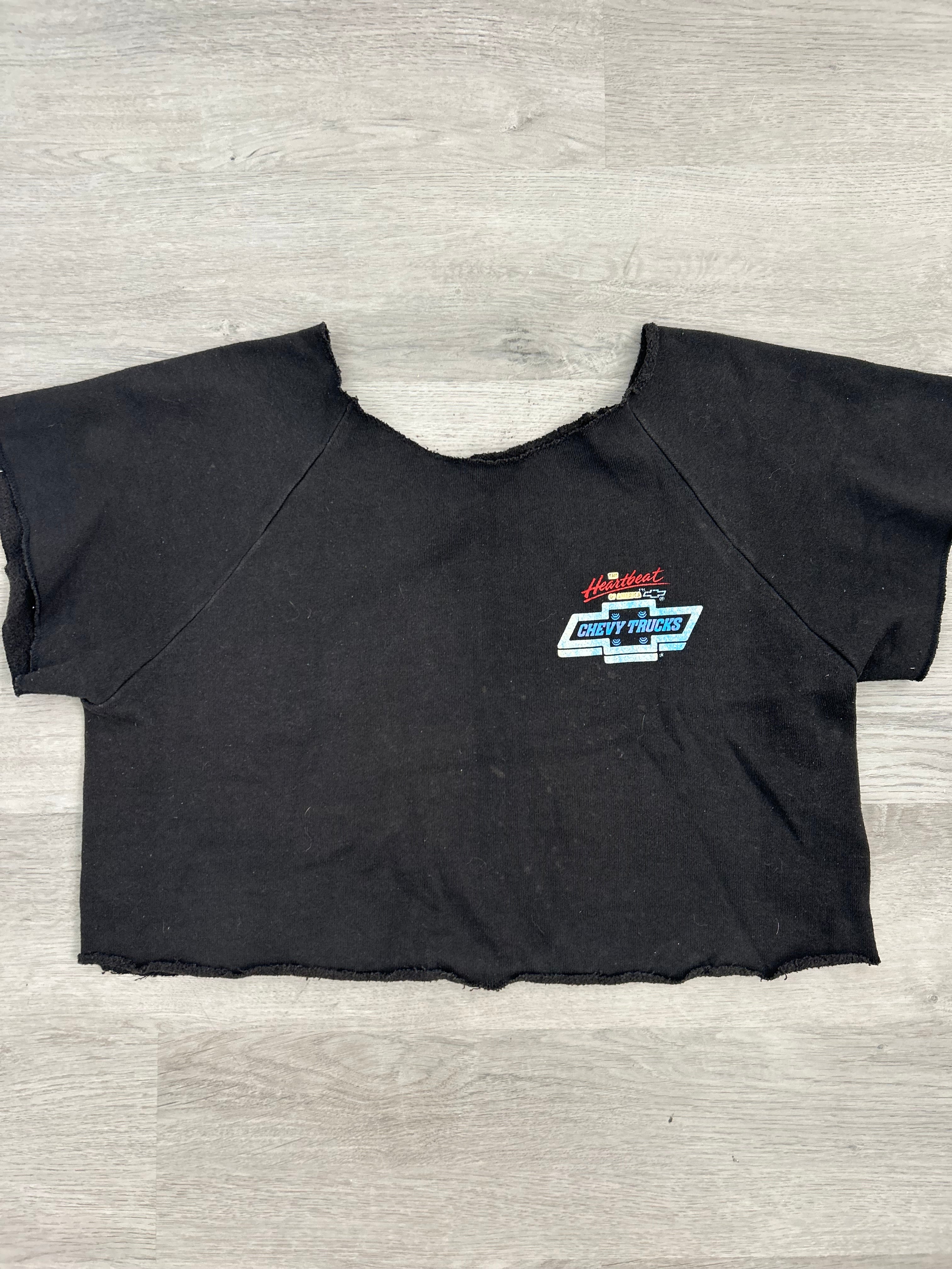 Cut off Heartbeat Chevy Trucks Tee