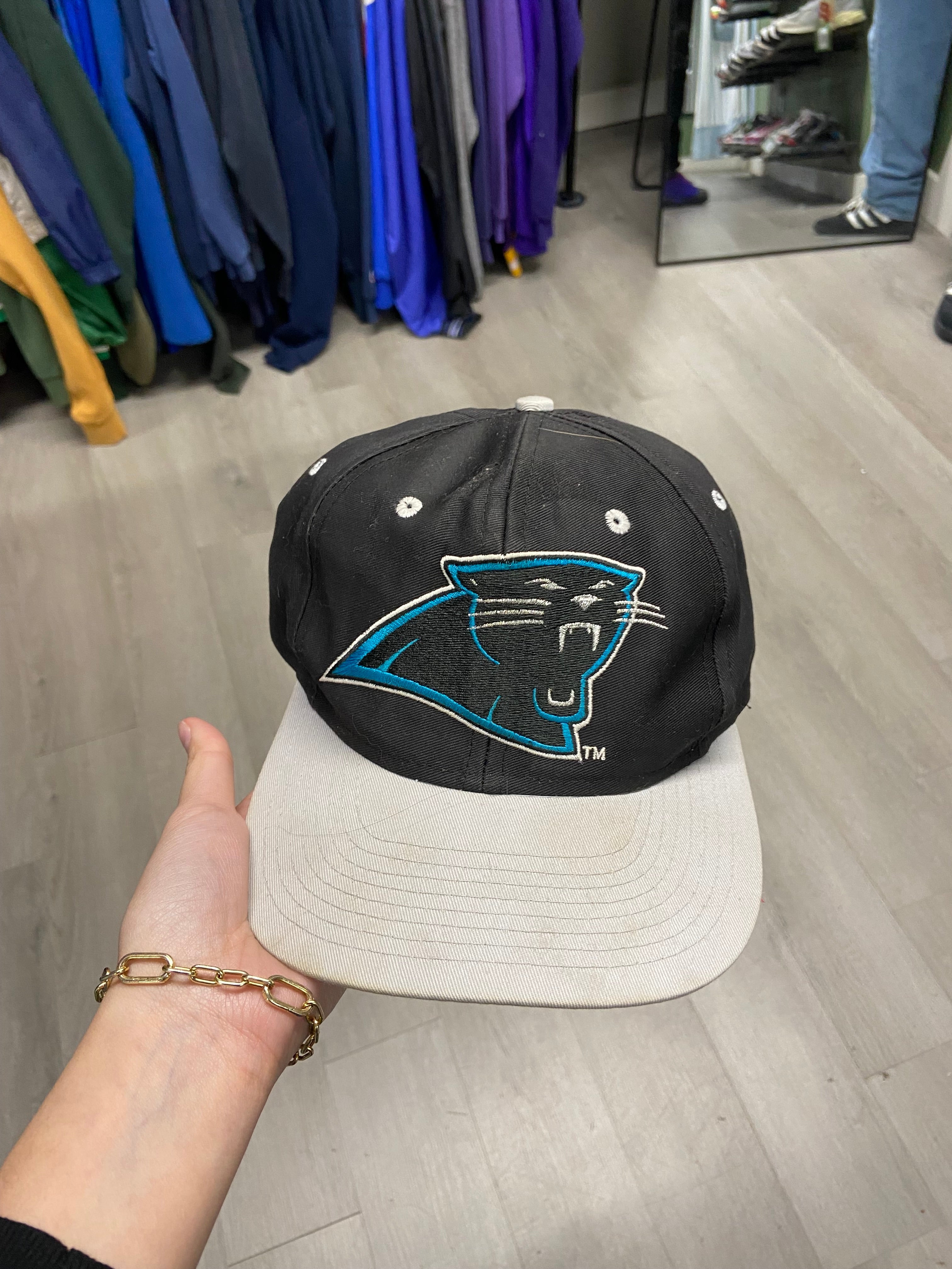 Vintage Carolina Panthers Logo SnapBack Hat